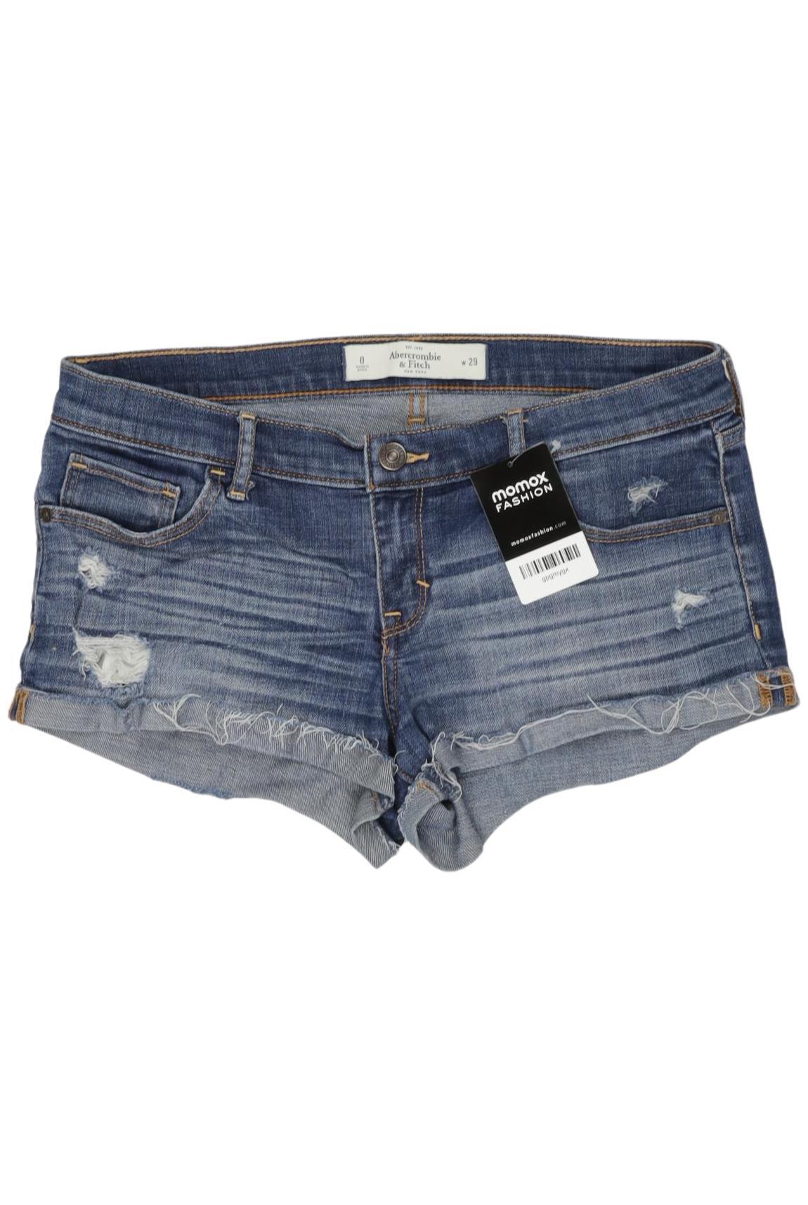 

Abercrombie & Fitch Damen Shorts, blau, Gr. 29
