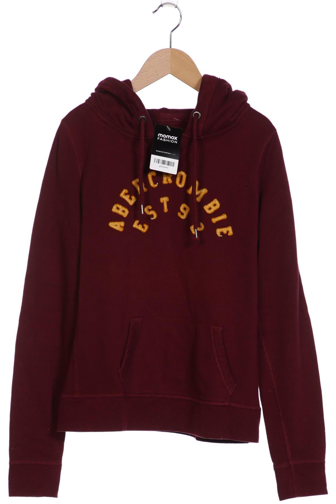 

Abercrombie & Fitch Damen Kapuzenpullover, bordeaux, Gr. 38