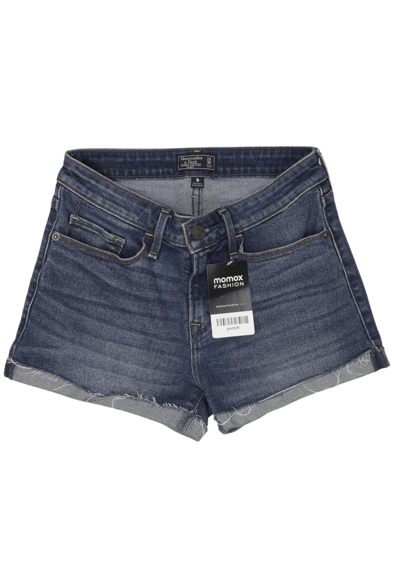 

Abercrombie & Fitch Damen Shorts, blau, Gr. 24