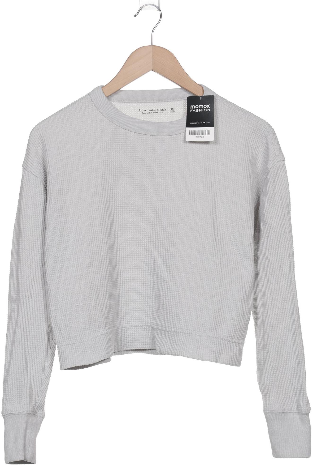 

Abercrombie & Fitch Damen Langarmshirt, grau, Gr. 34