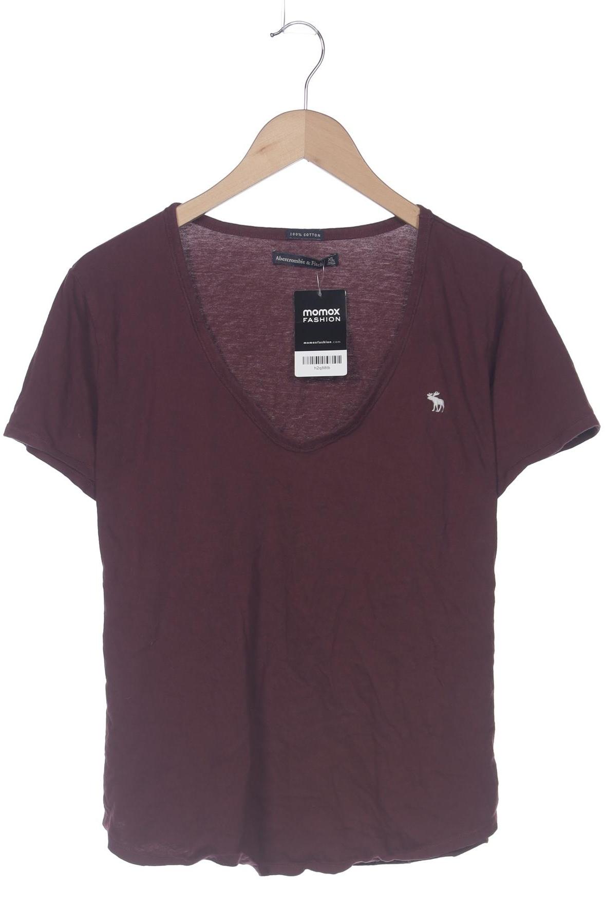 

Abercrombie & Fitch Damen T-Shirt, bordeaux, Gr. 44