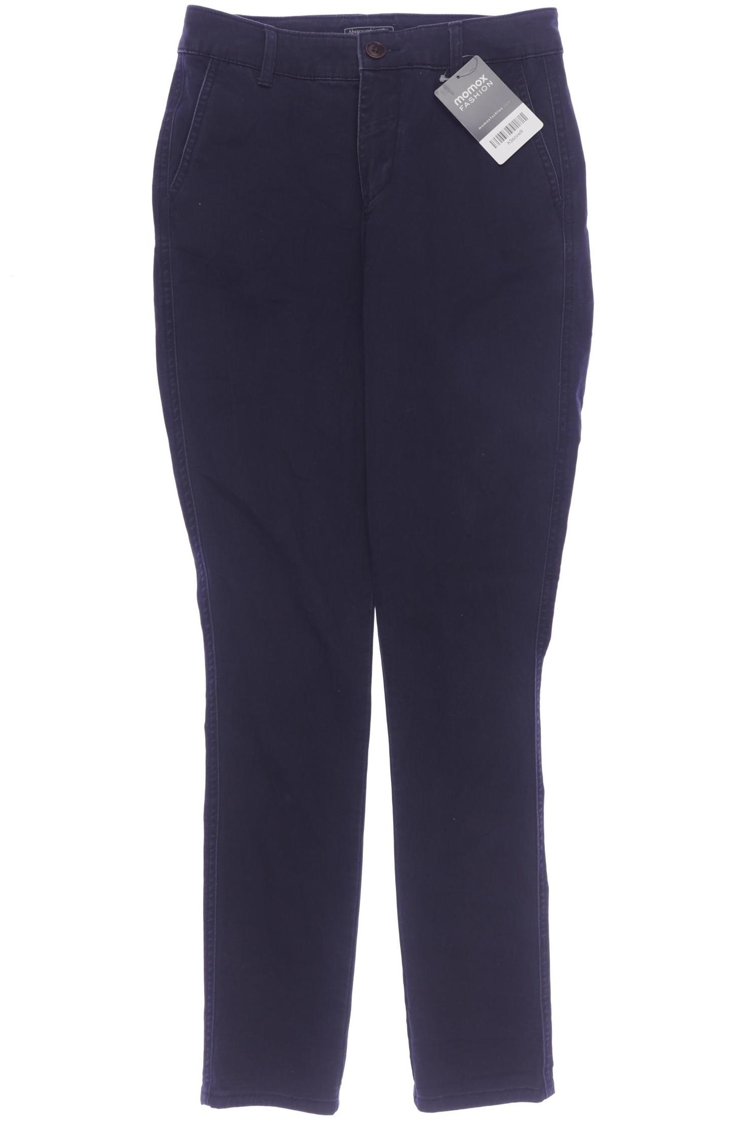 

Abercrombie & Fitch Damen Stoffhose, marineblau, Gr. 24