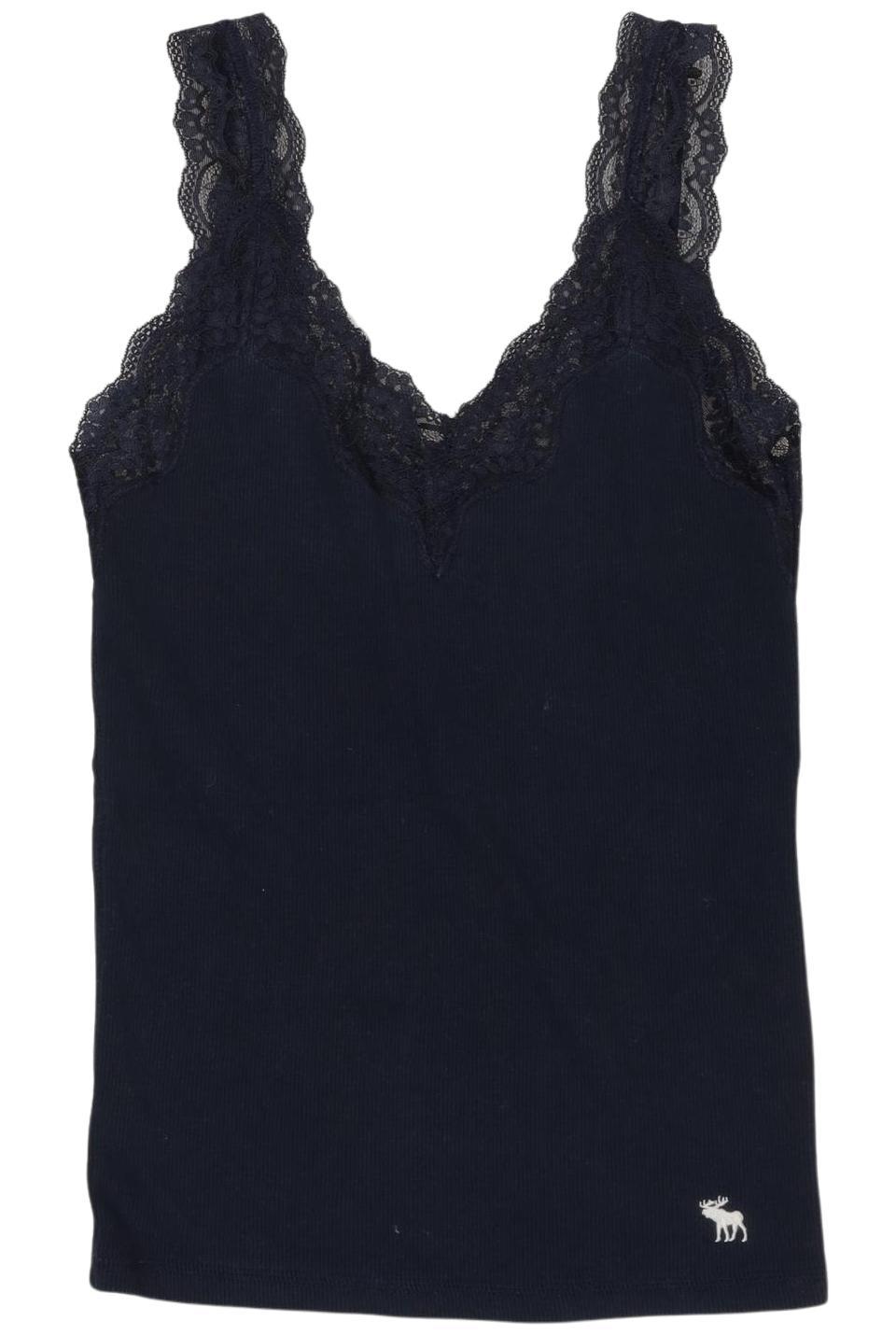 

Abercrombie & Fitch Damen Top, marineblau, Gr. 36