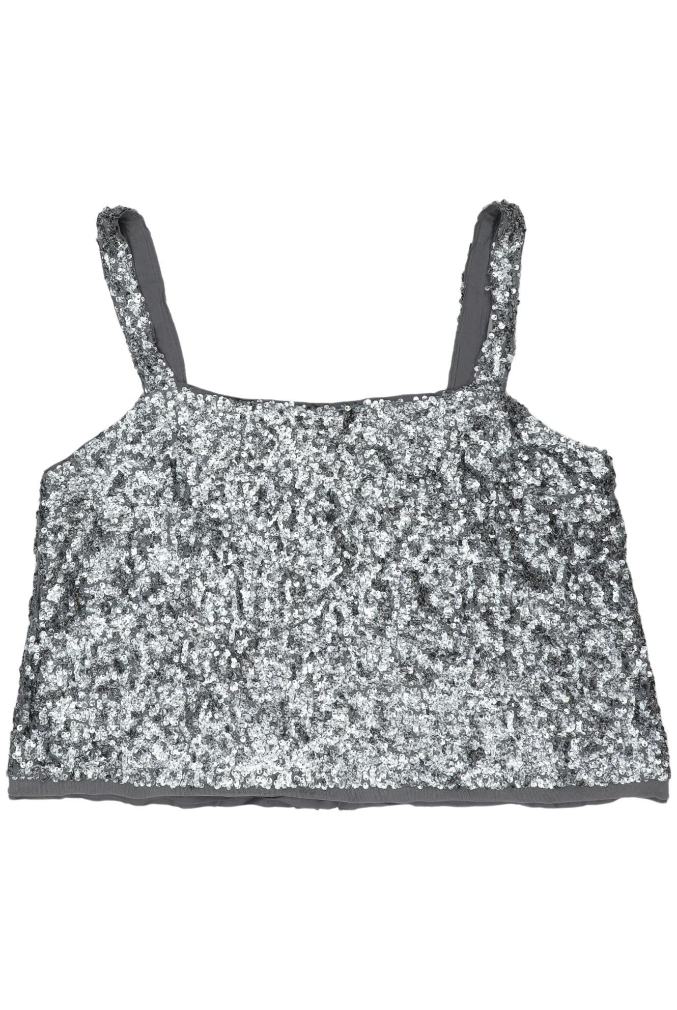 

Abercrombie & Fitch Damen Top, silber, Gr. 42