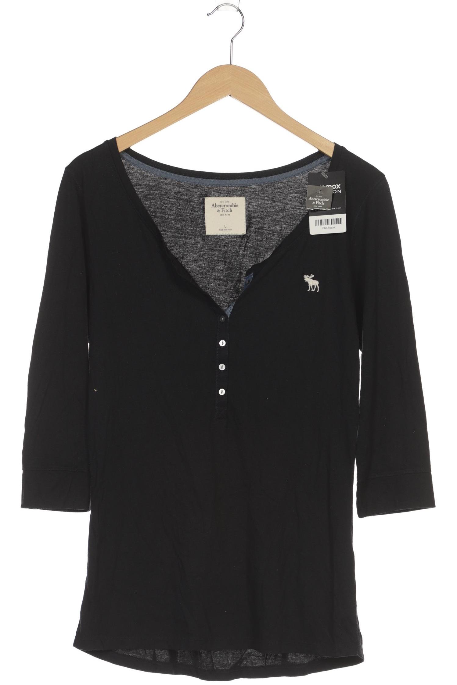 

Abercrombie & Fitch Damen Langarmshirt, marineblau, Gr. 42