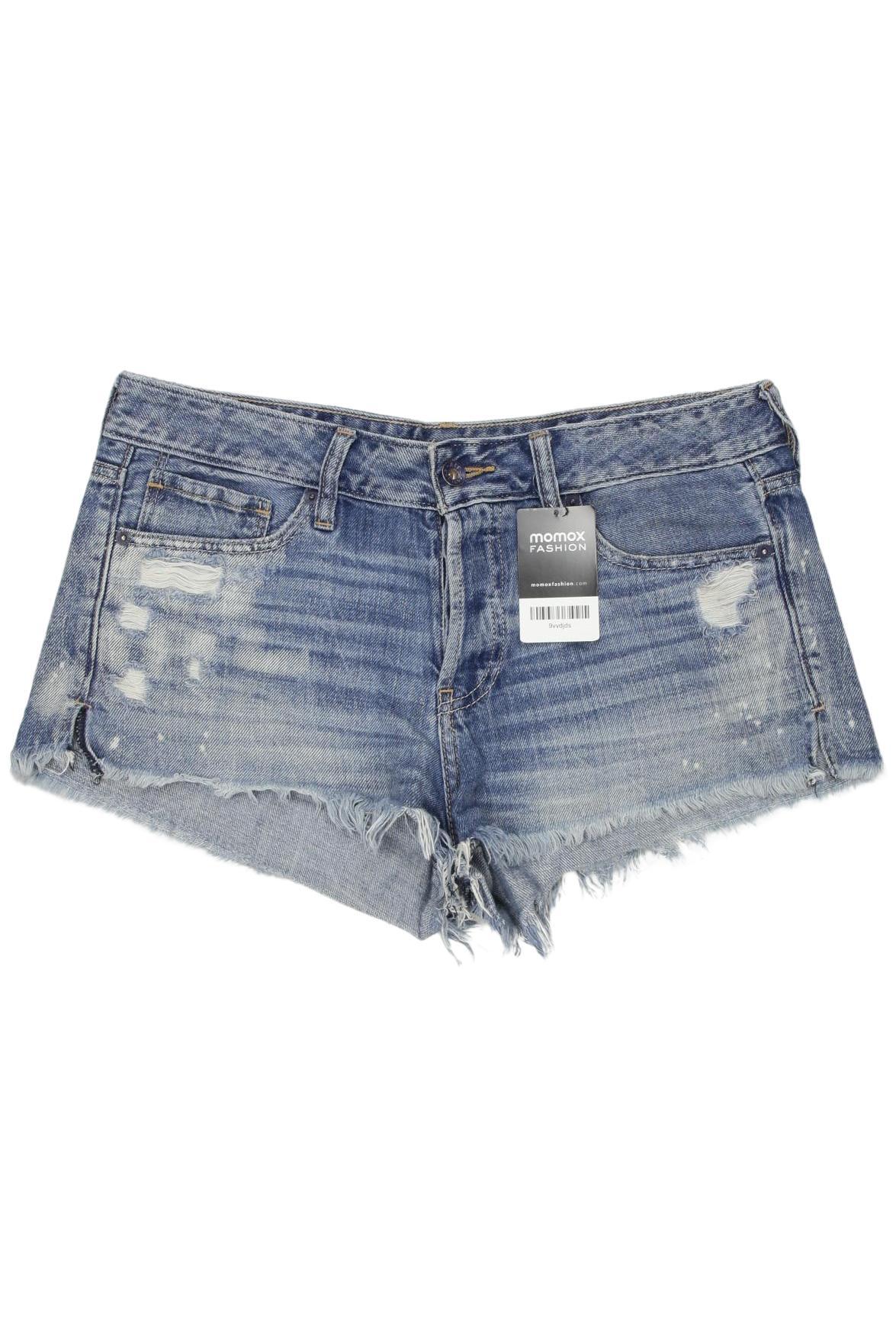 

Abercrombie & Fitch Damen Shorts, blau, Gr. 28