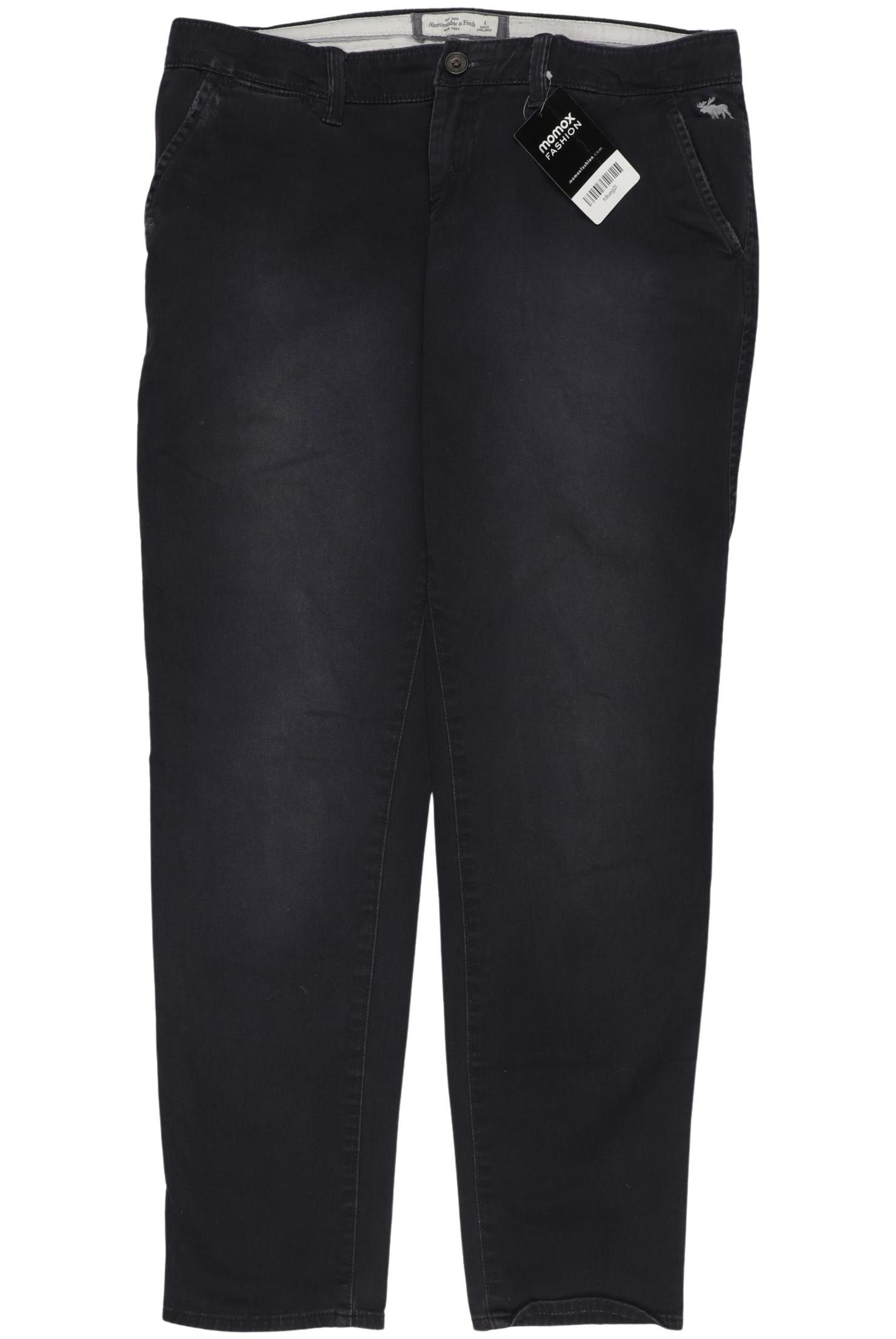 

Abercrombie & Fitch Damen Stoffhose, marineblau, Gr. 4