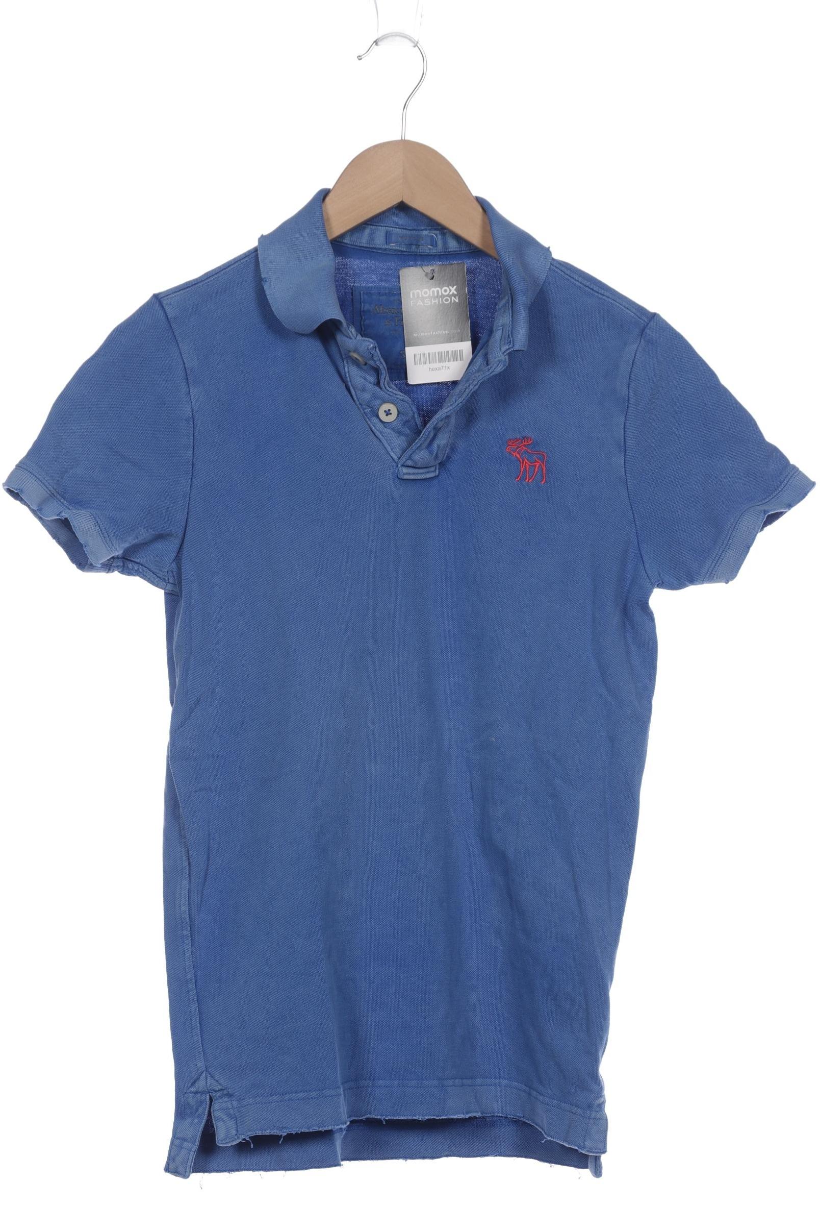 

Abercrombie & Fitch Damen Poloshirt, blau, Gr. 36