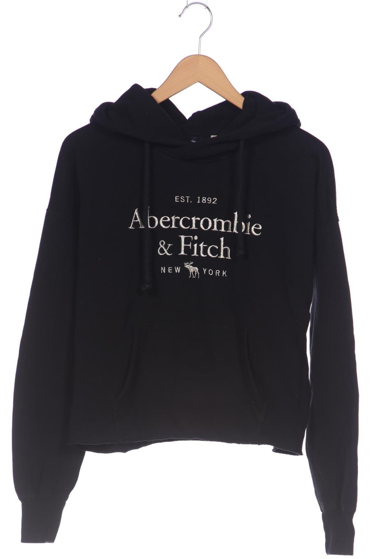 

Abercrombie & Fitch Damen Kapuzenpullover, schwarz, Gr. 36