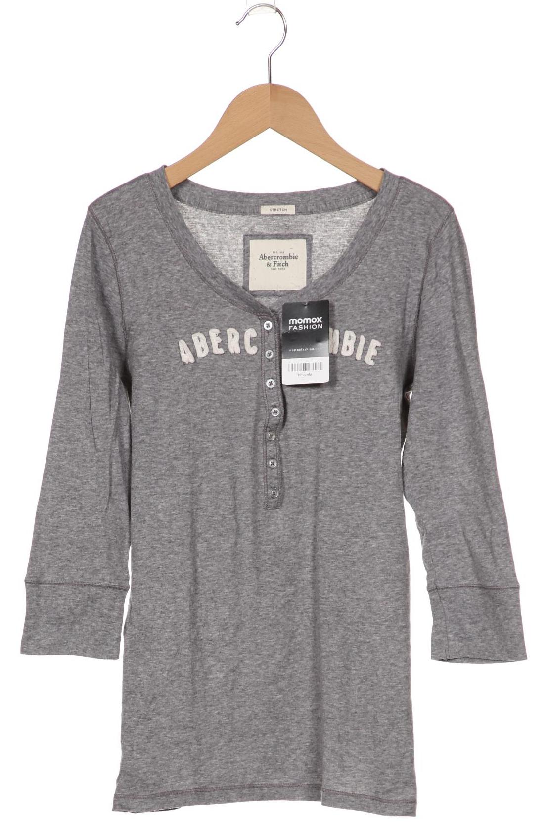 

Abercrombie & Fitch Damen Langarmshirt, grau