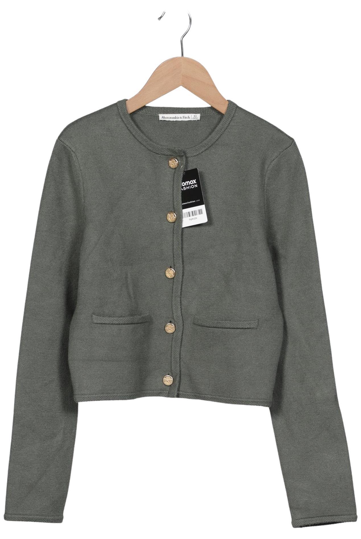 

Abercrombie & Fitch Damen Strickjacke, grün, Gr. 34