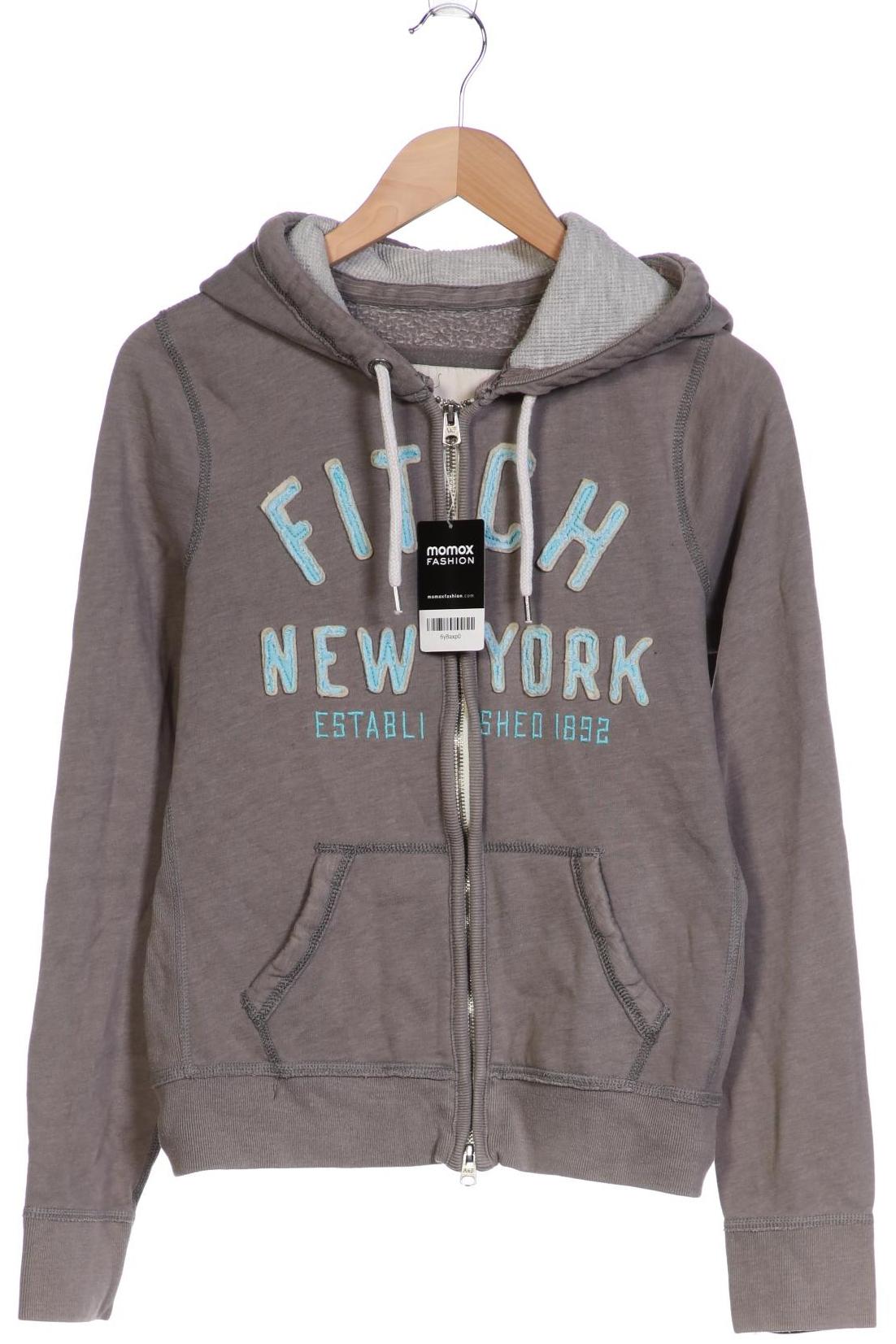 

Abercrombie & Fitch Damen Kapuzenpullover, grau, Gr. 42