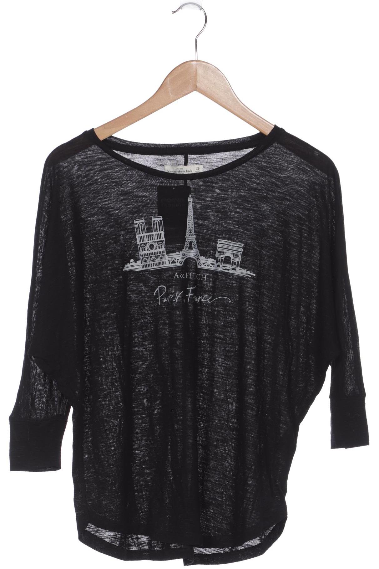 

Abercrombie & Fitch Damen Langarmshirt, schwarz