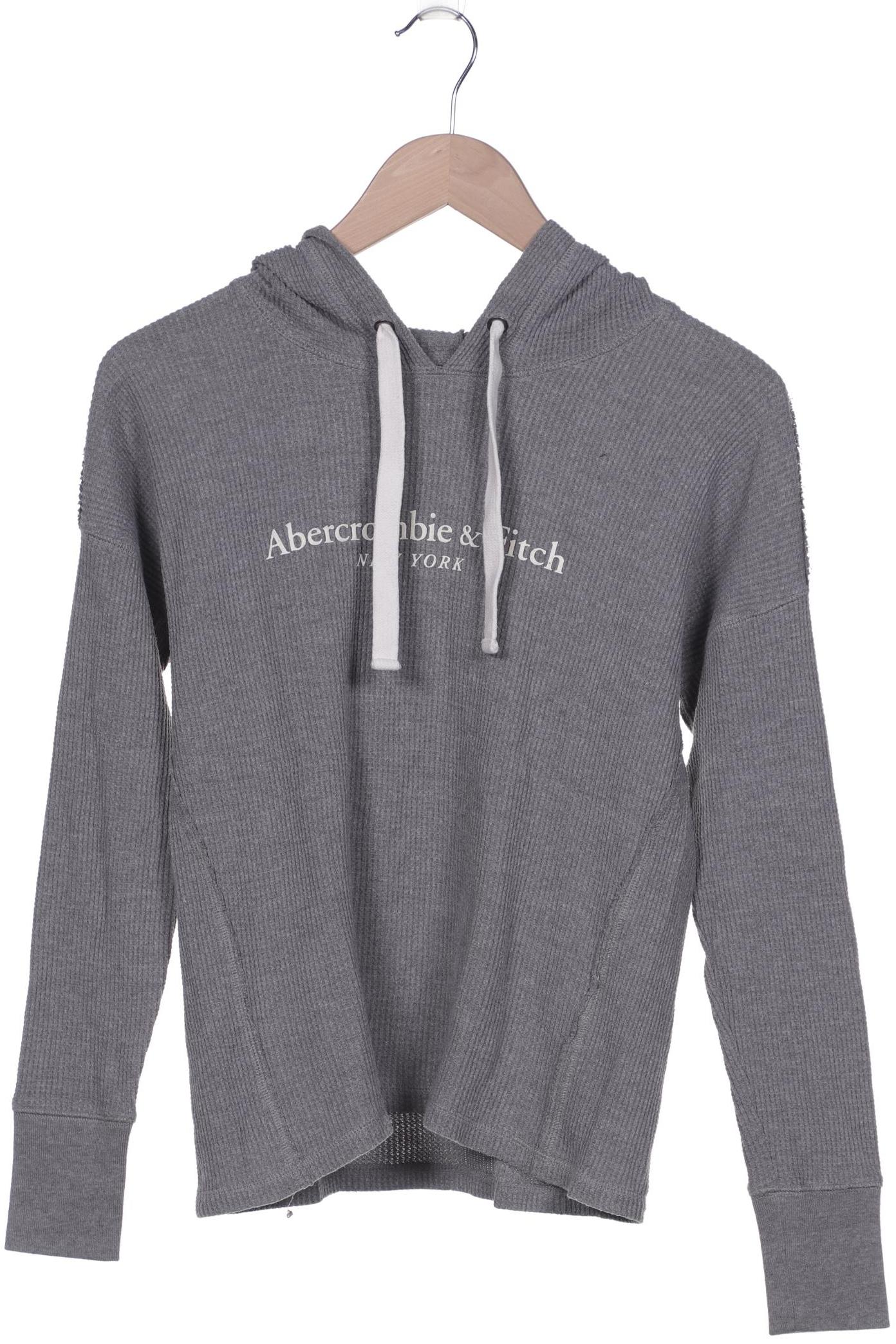 

Abercrombie & Fitch Damen Kapuzenpullover, grau