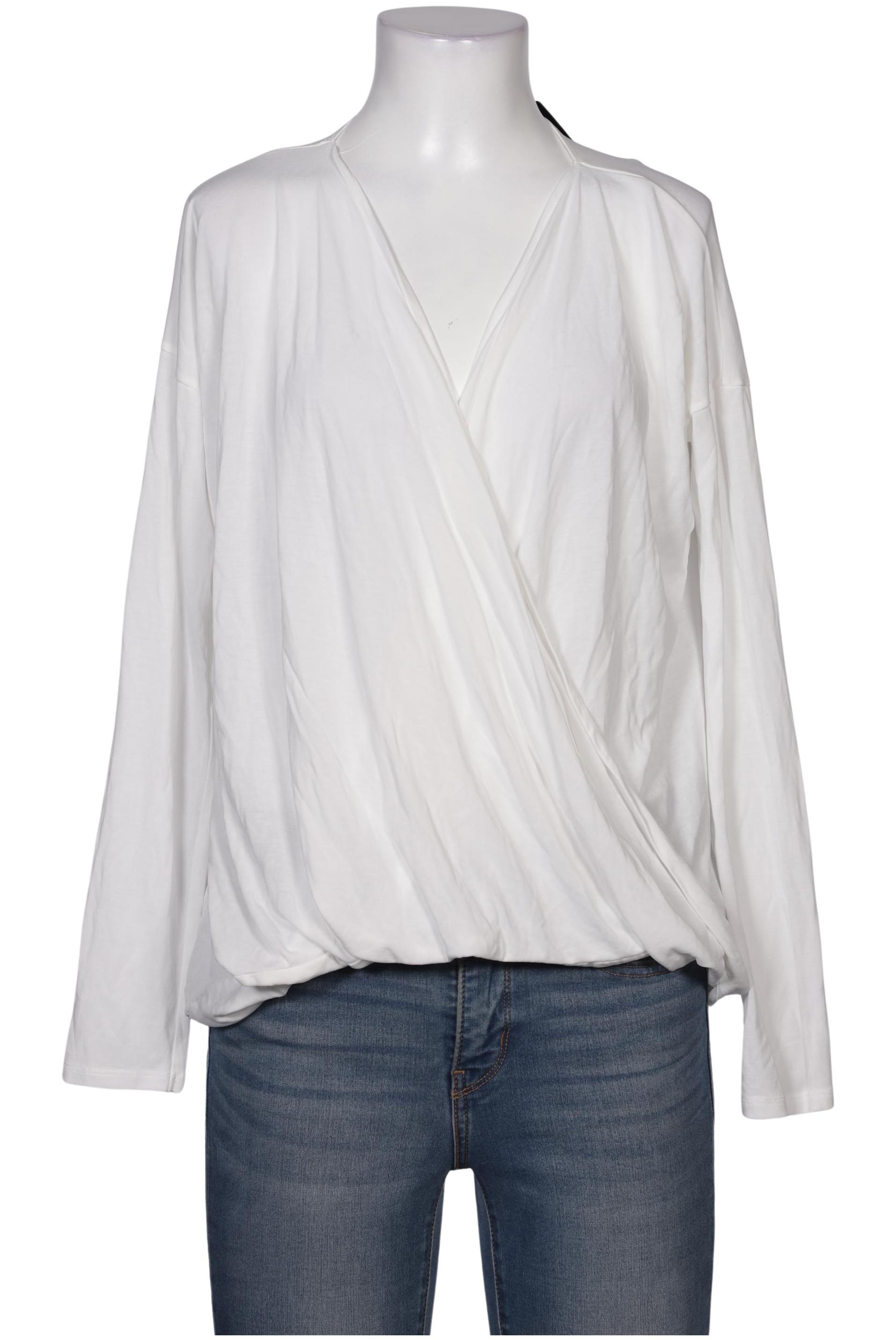 

Abercrombie & Fitch Damen Langarmshirt, weiß, Gr. 36