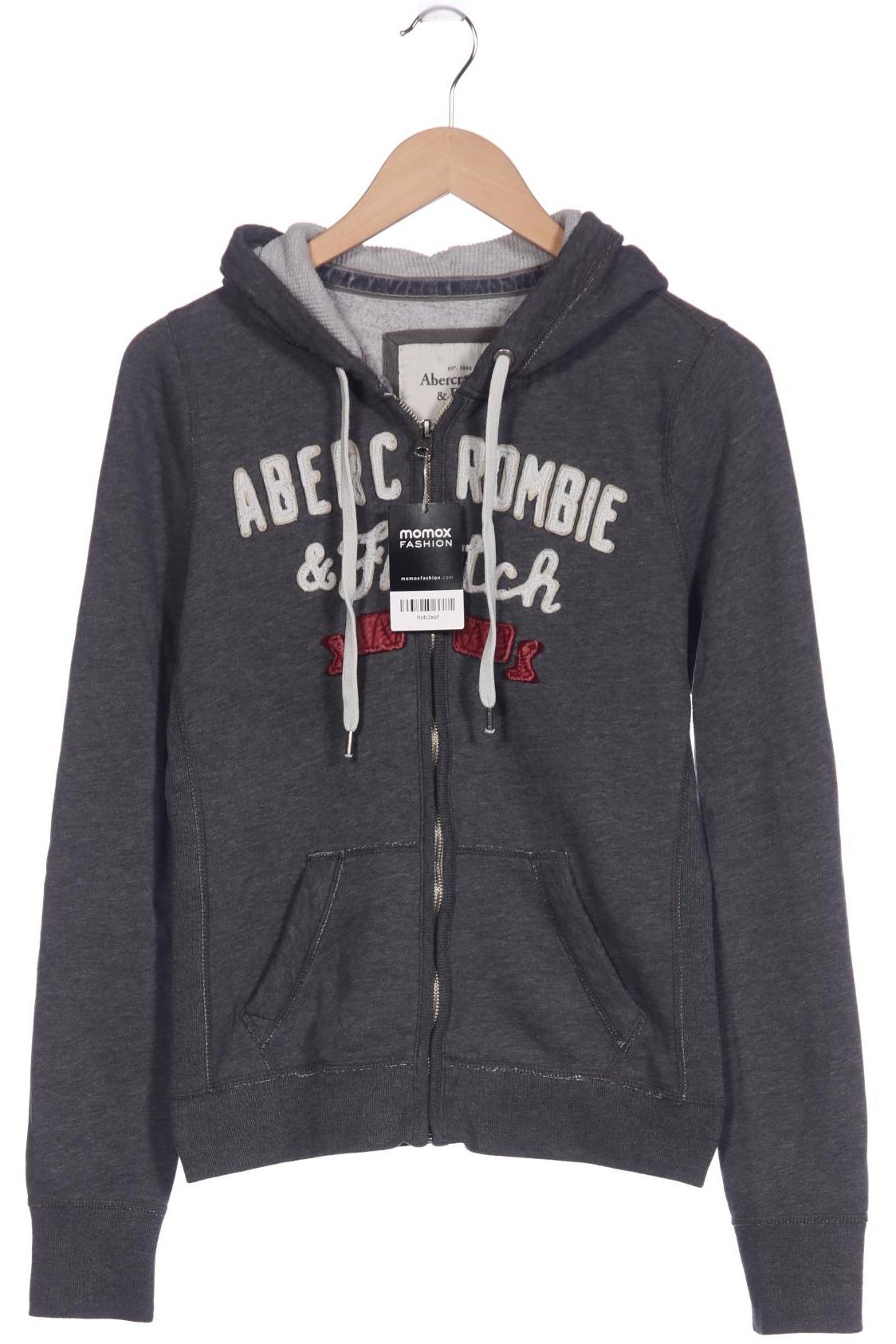 

Abercrombie & Fitch Damen Kapuzenpullover, grau, Gr. 42