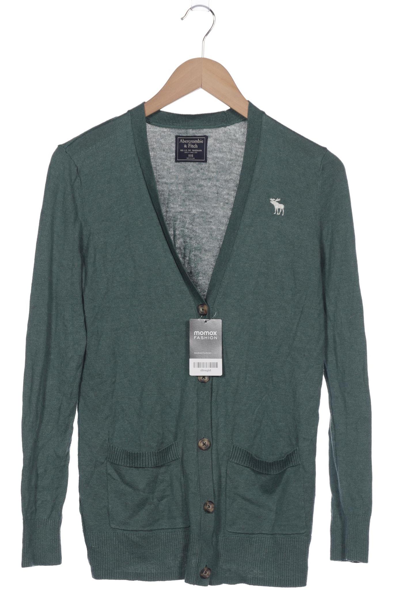 

Abercrombie & Fitch Damen Strickjacke, türkis, Gr. 32