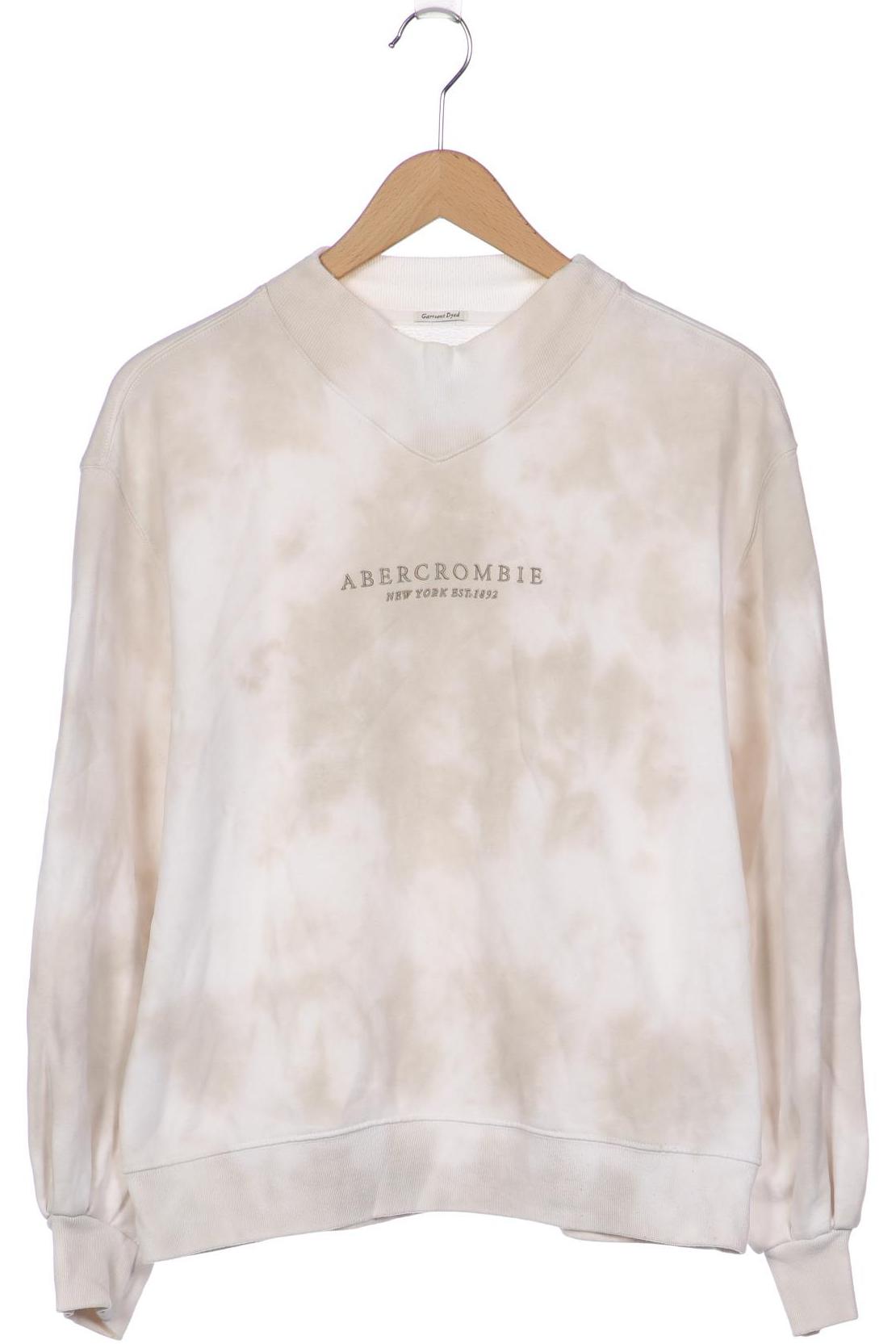 

Abercrombie & Fitch Damen Sweatshirt, cremeweiß, Gr. 38