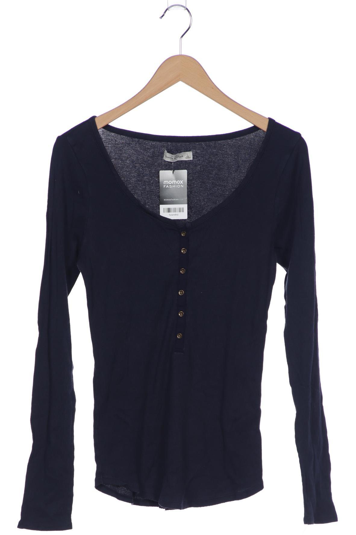 

Abercrombie & Fitch Damen Langarmshirt, marineblau, Gr. 42