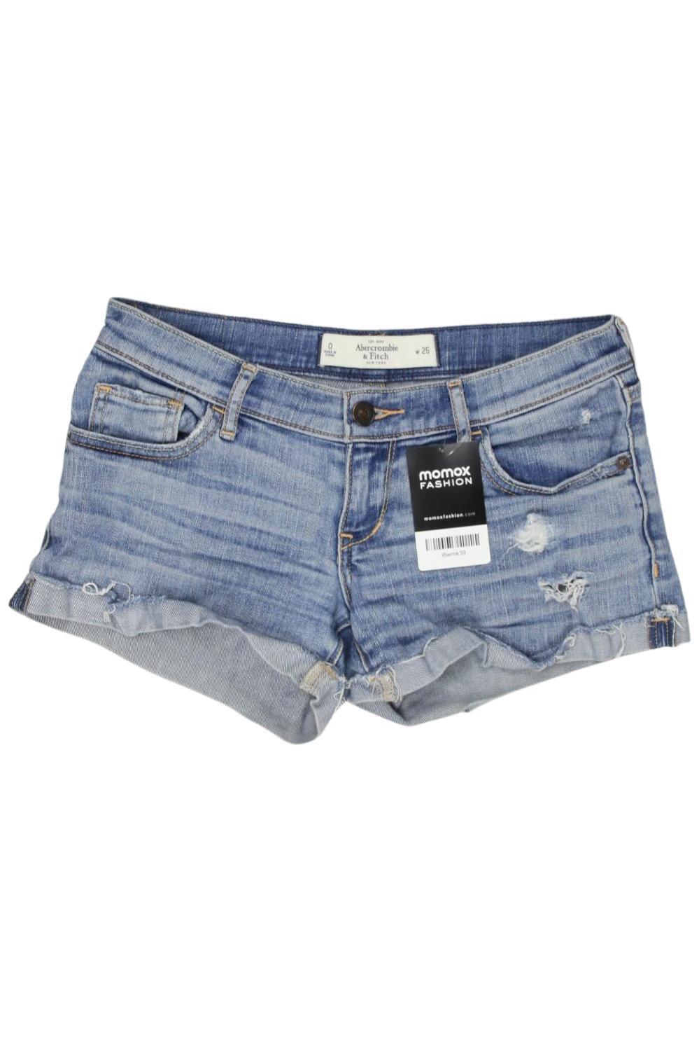 

Abercrombie & Fitch Damen Shorts, blau, Gr. 25