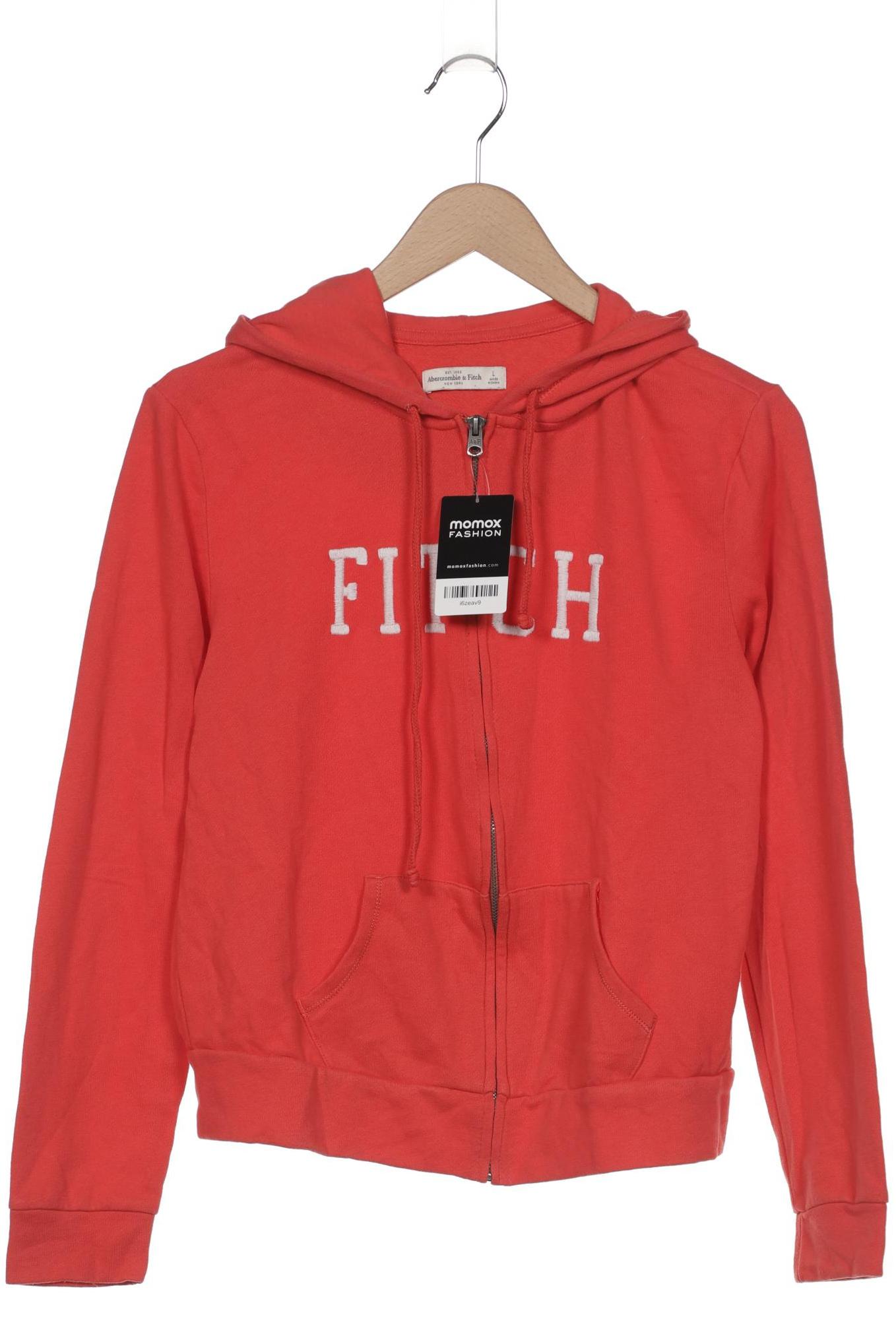 

Abercrombie & Fitch Damen Kapuzenpullover, rot, Gr. 42