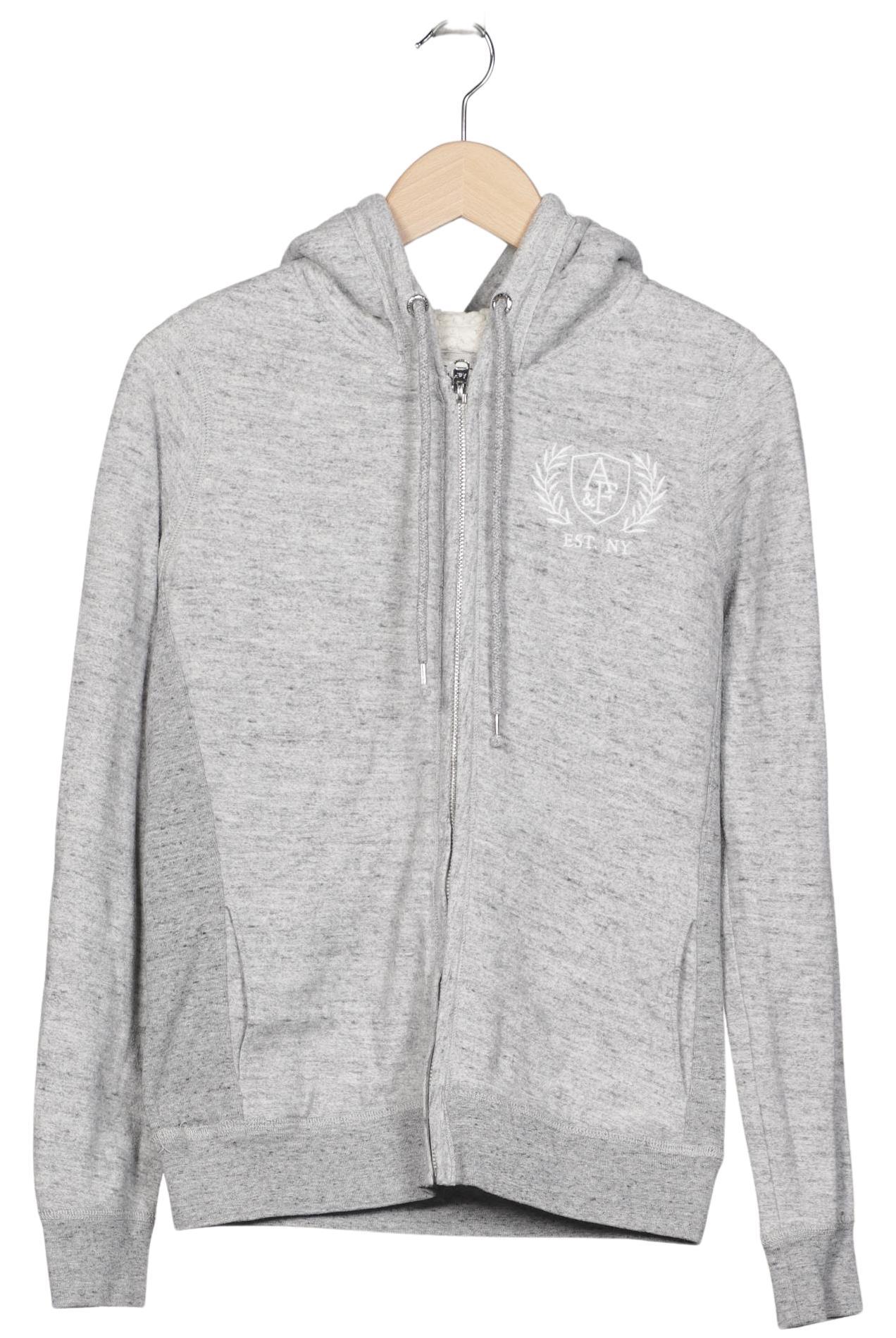 

Abercrombie & Fitch Damen Kapuzenpullover, grau, Gr. 36