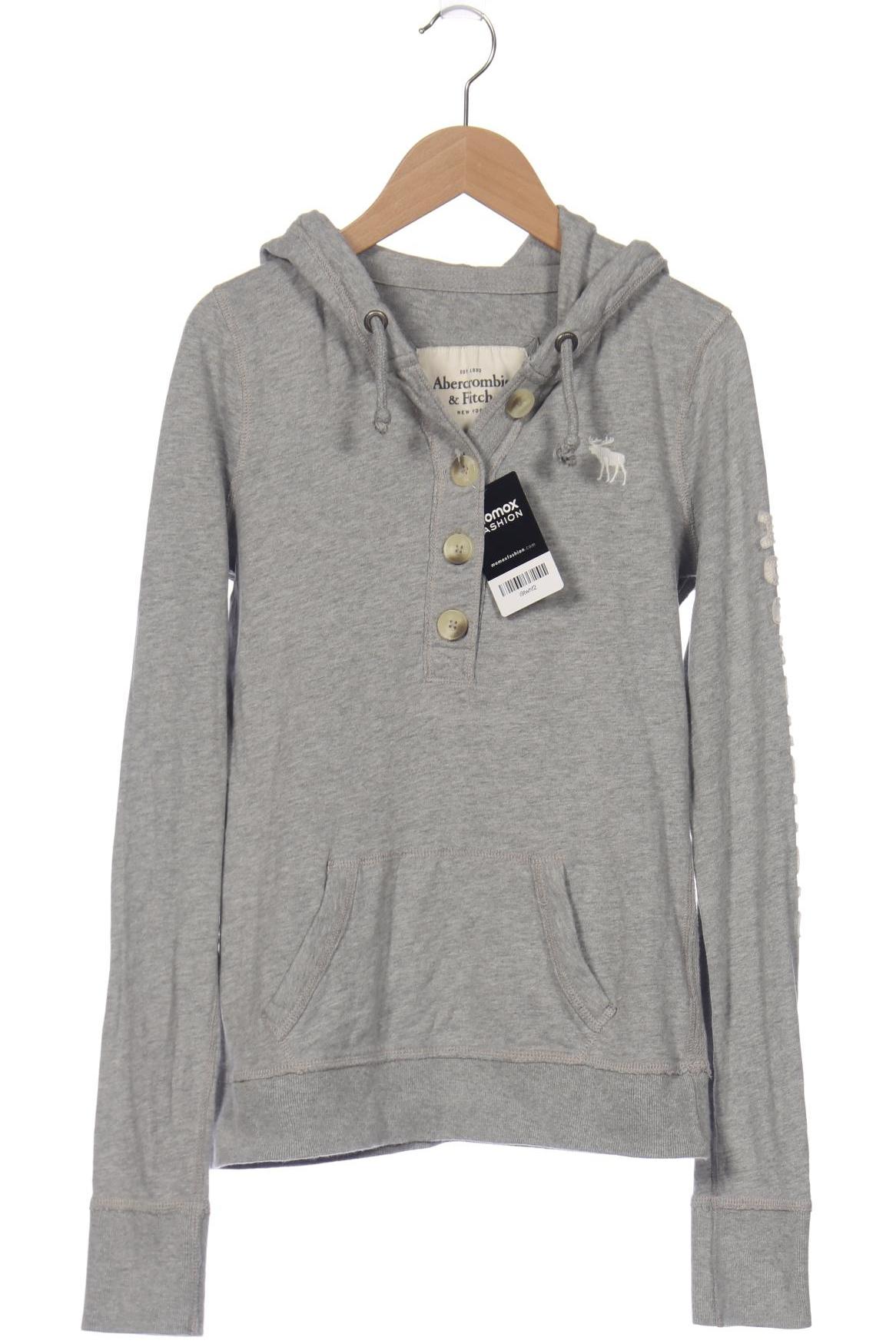 

Abercrombie & Fitch Damen Kapuzenpullover, grau
