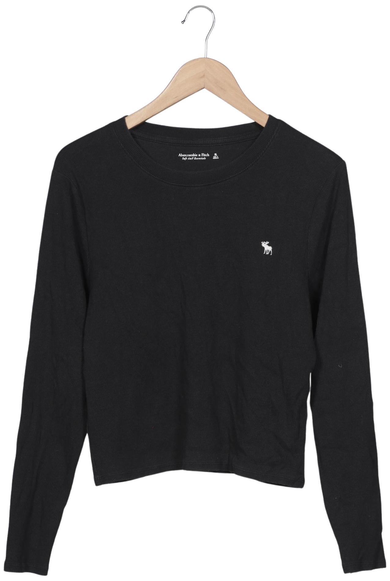 

Abercrombie & Fitch Damen Langarmshirt, schwarz, Gr. 44