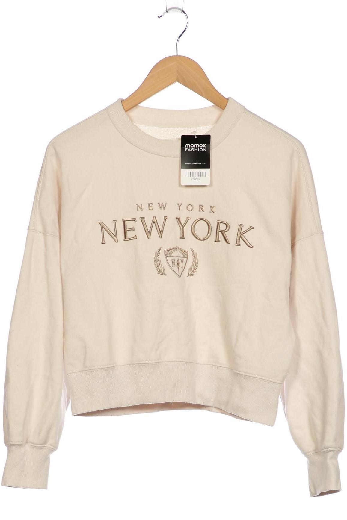 

Abercrombie & Fitch Damen Sweatshirt, cremeweiß, Gr. 34