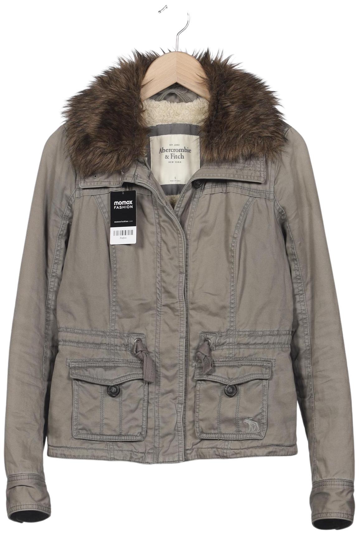 

Abercrombie & Fitch Damen Jacke, grau, Gr. 36