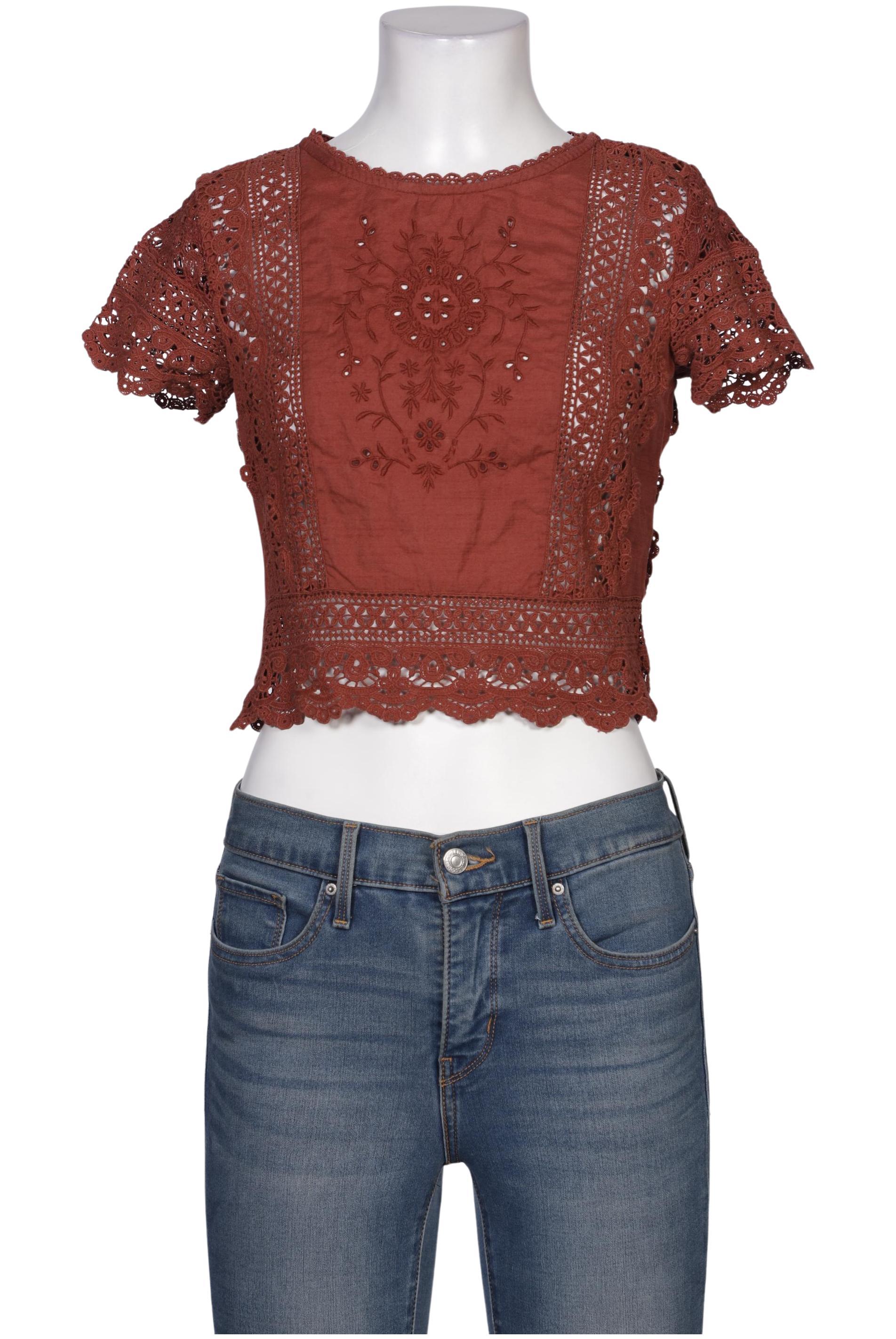 

Abercrombie & Fitch Damen Bluse, braun, Gr. 34