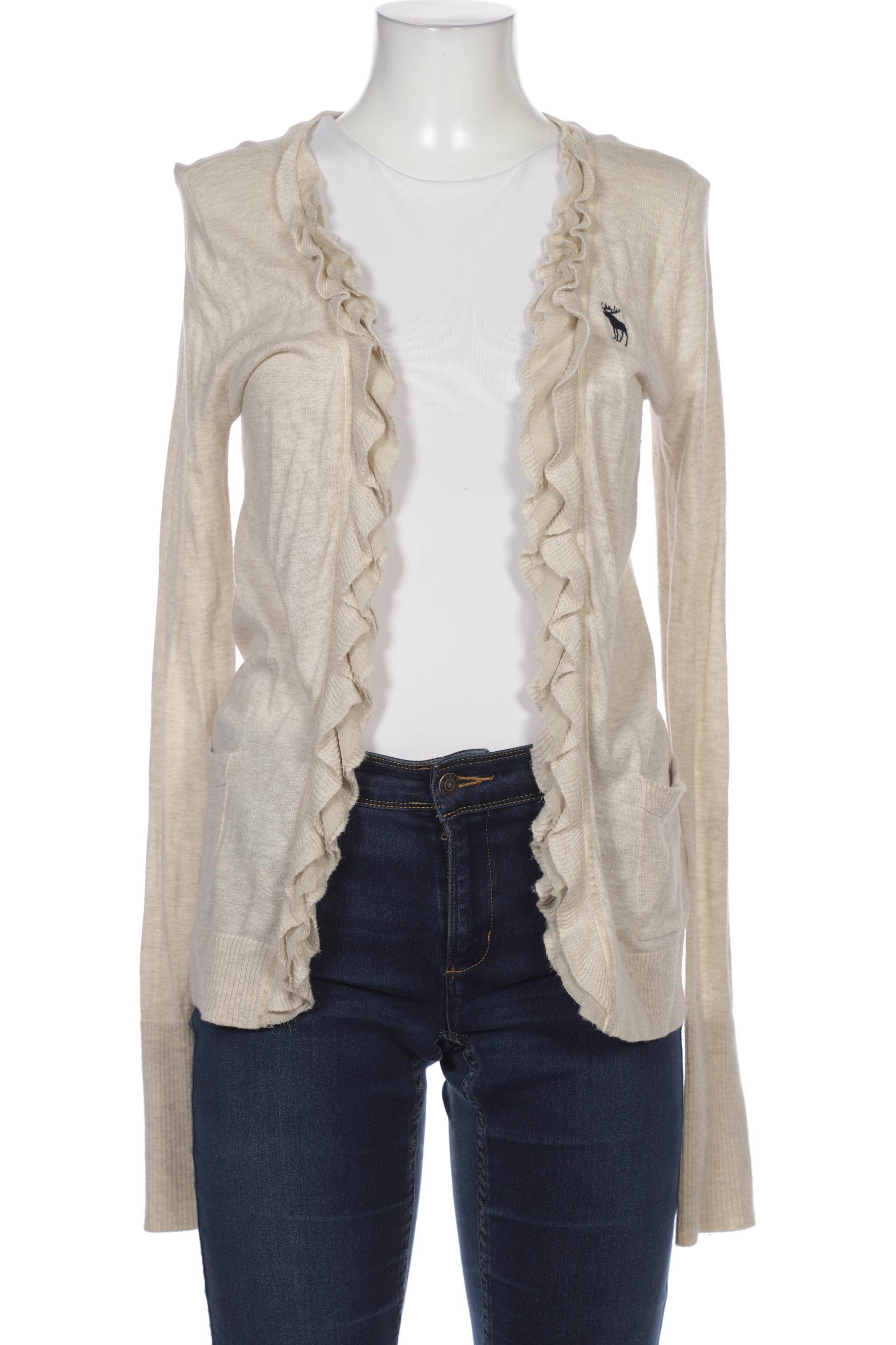 

Abercrombie & Fitch Damen Strickjacke, cremeweiß, Gr. 42