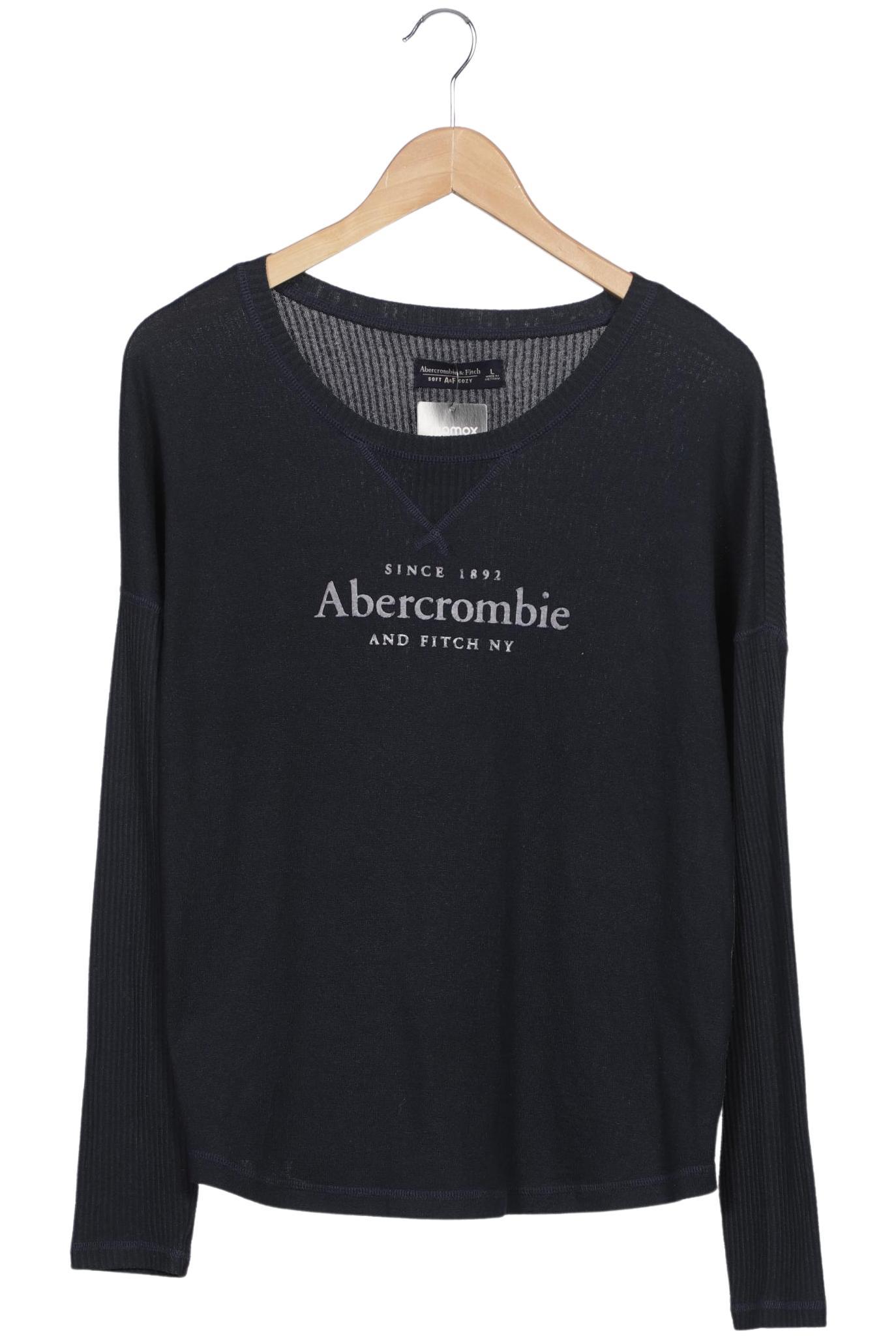

Abercrombie & Fitch Damen Langarmshirt, marineblau, Gr. 42