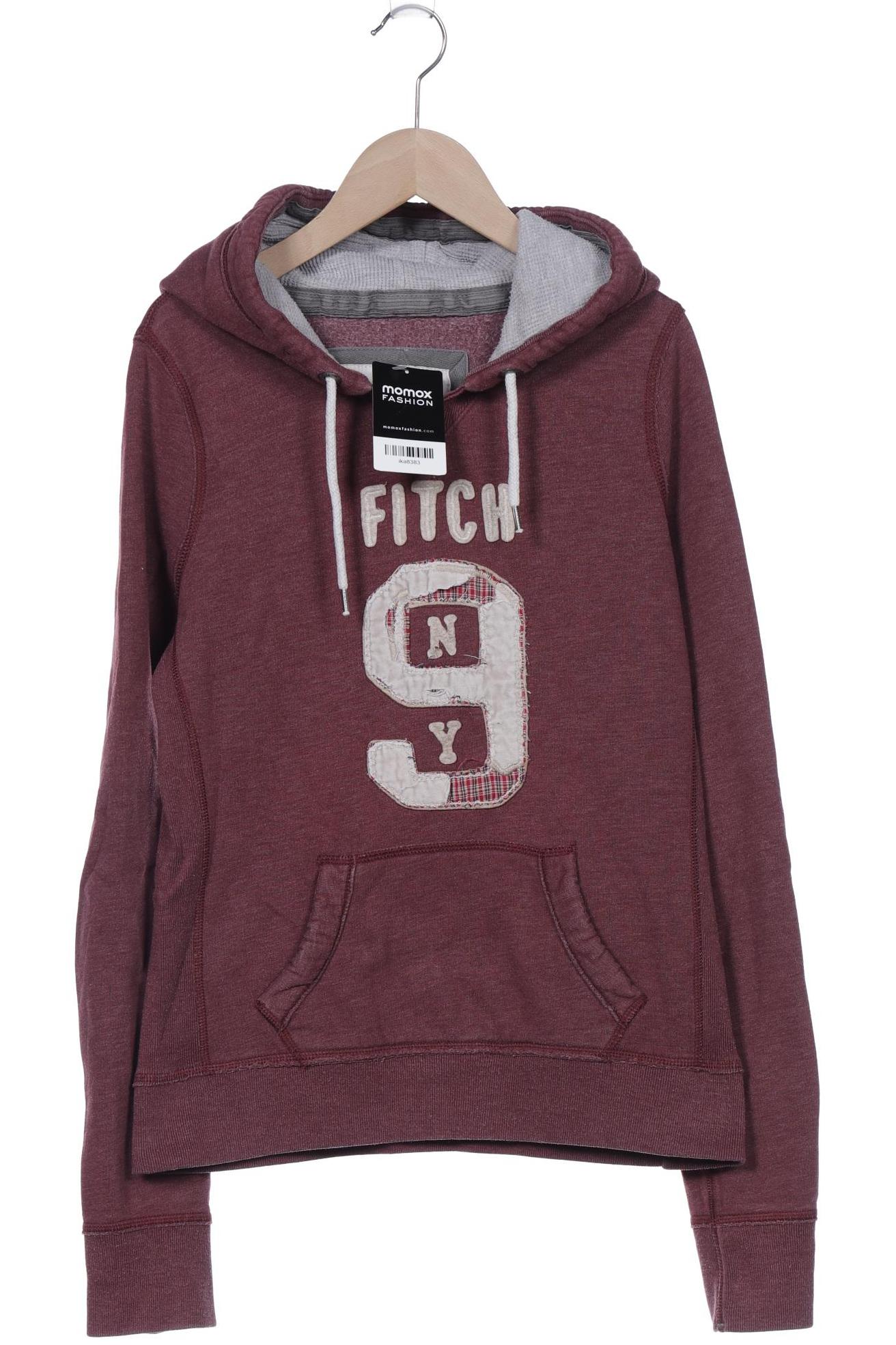 

Abercrombie & Fitch Damen Kapuzenpullover, bordeaux, Gr. 38