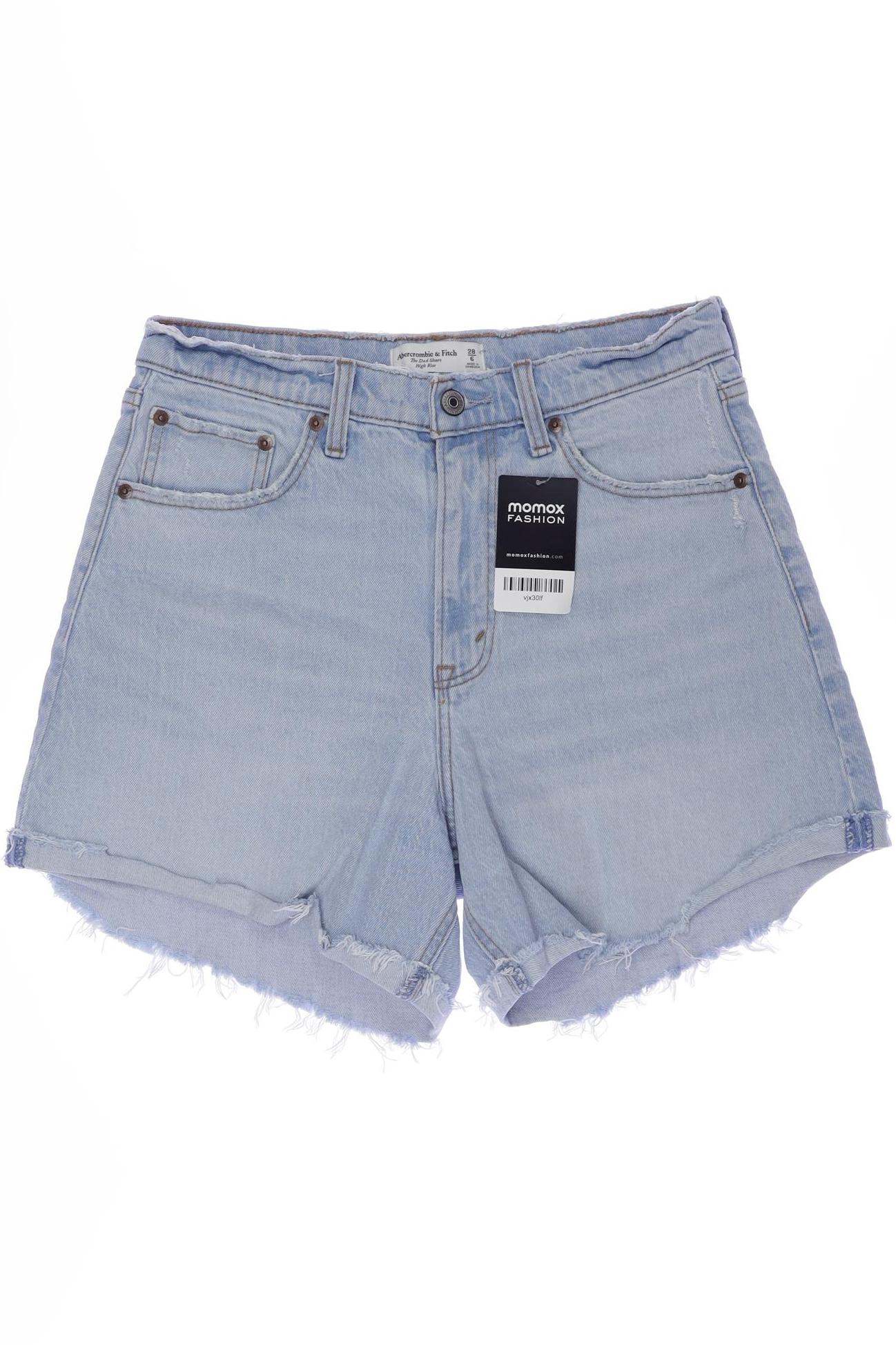 

Abercrombie & Fitch Damen Shorts, blau, Gr. 28