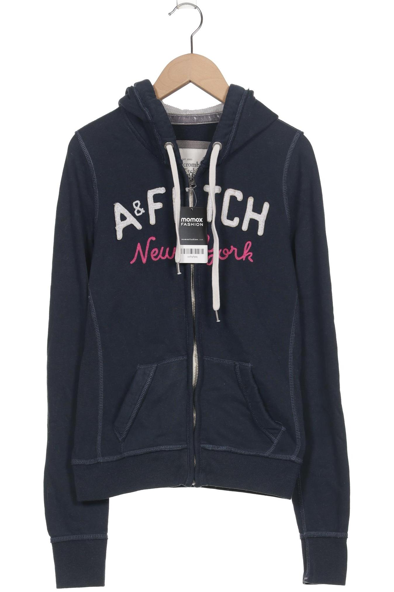 

Abercrombie & Fitch Damen Kapuzenpullover, marineblau, Gr. 36