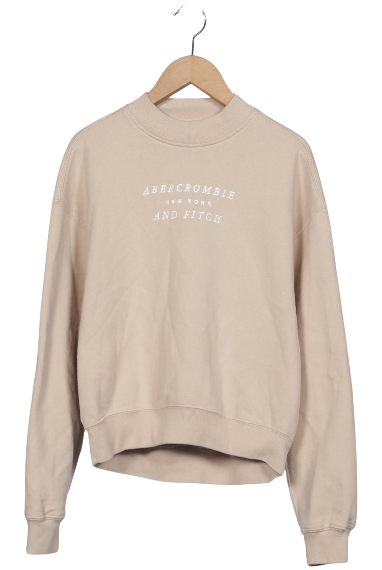 

Abercrombie & Fitch Damen Sweatshirt, cremeweiß, Gr. 34