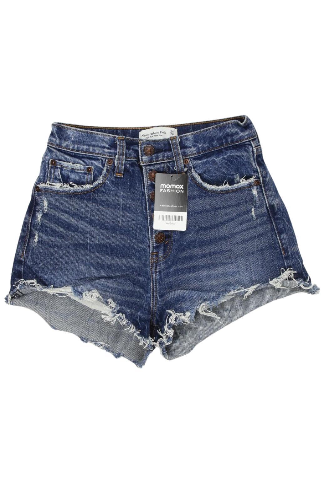 

Abercrombie & Fitch Damen Shorts, blau, Gr. 24