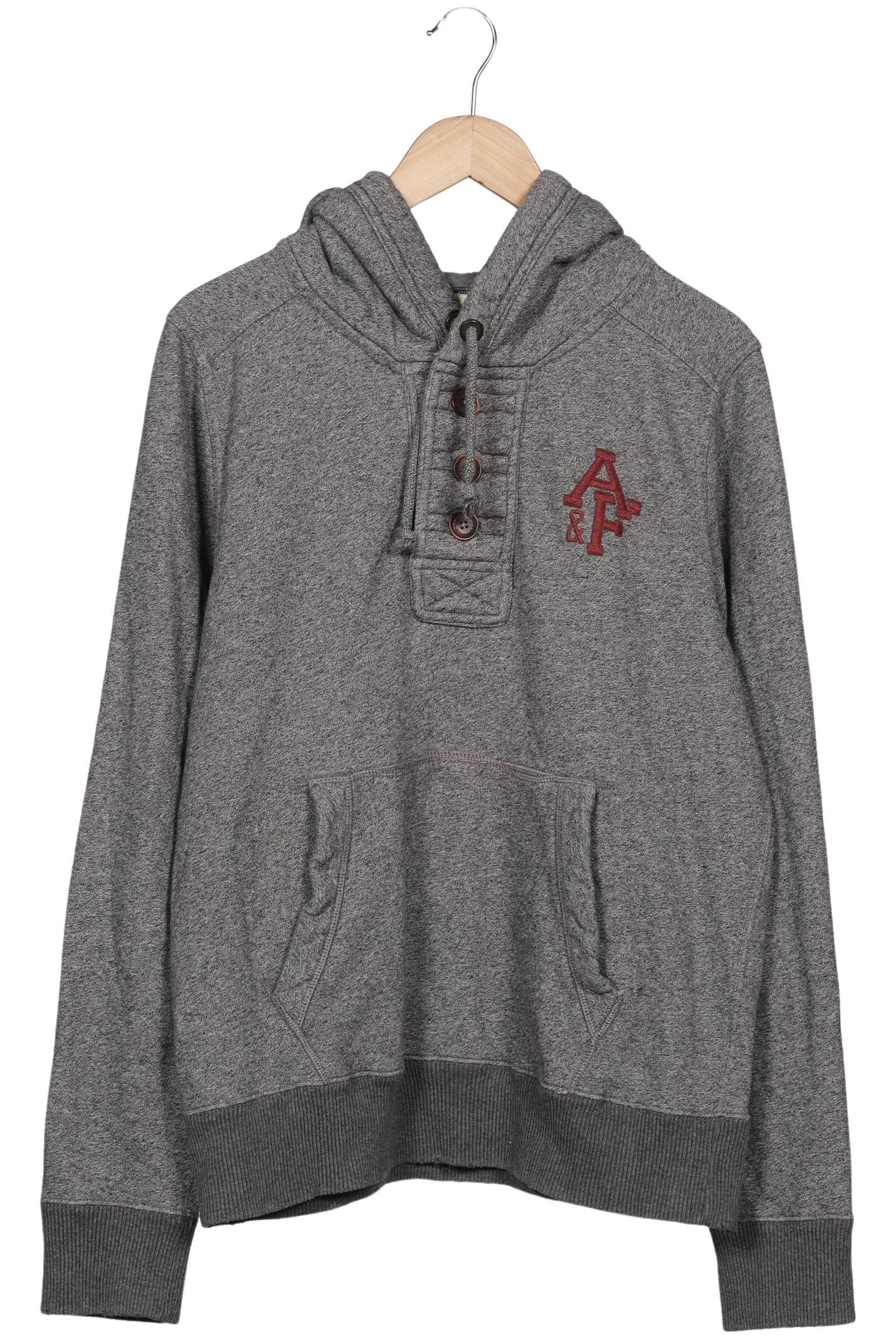 

Abercrombie & Fitch Damen Kapuzenpullover, grau, Gr. 46