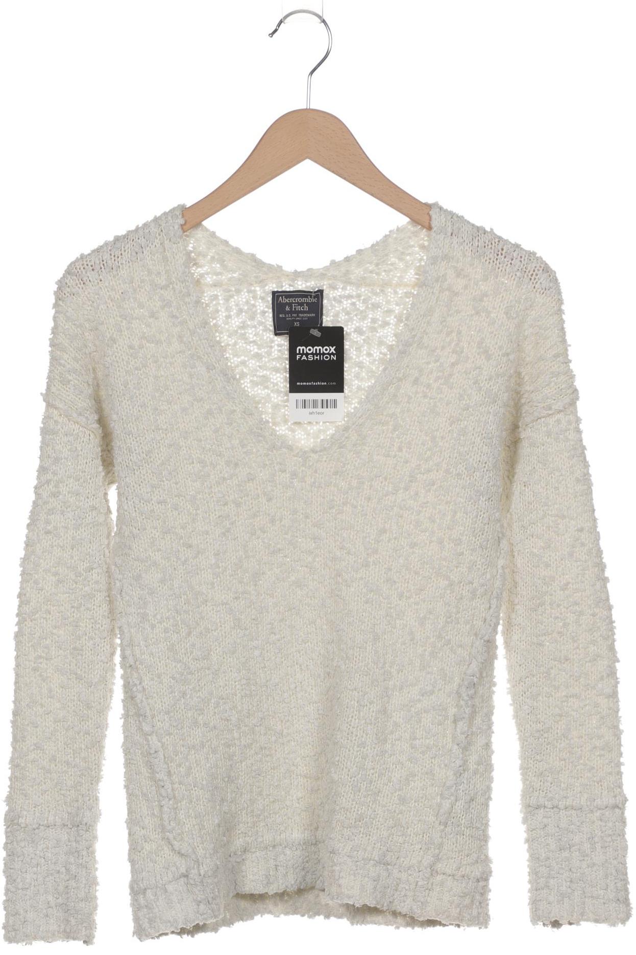 

Abercrombie & Fitch Damen Pullover, weiß, Gr. 34