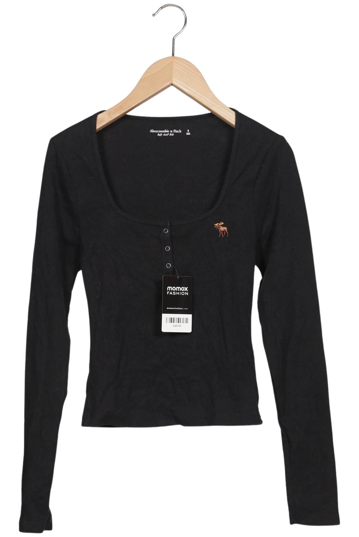 

Abercrombie & Fitch Damen Langarmshirt, schwarz, Gr. 36