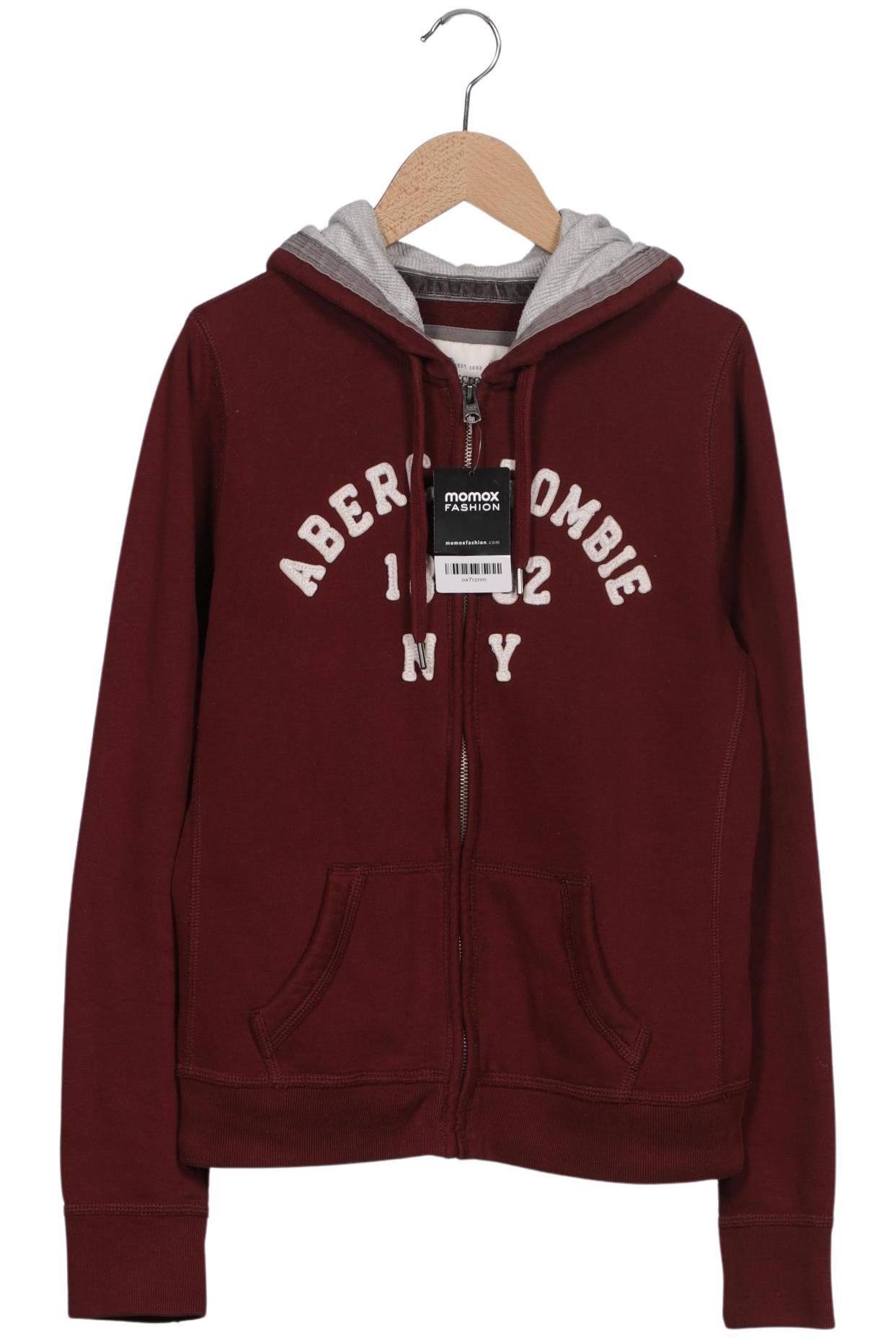 

Abercrombie & Fitch Damen Kapuzenpullover, bordeaux, Gr. 42