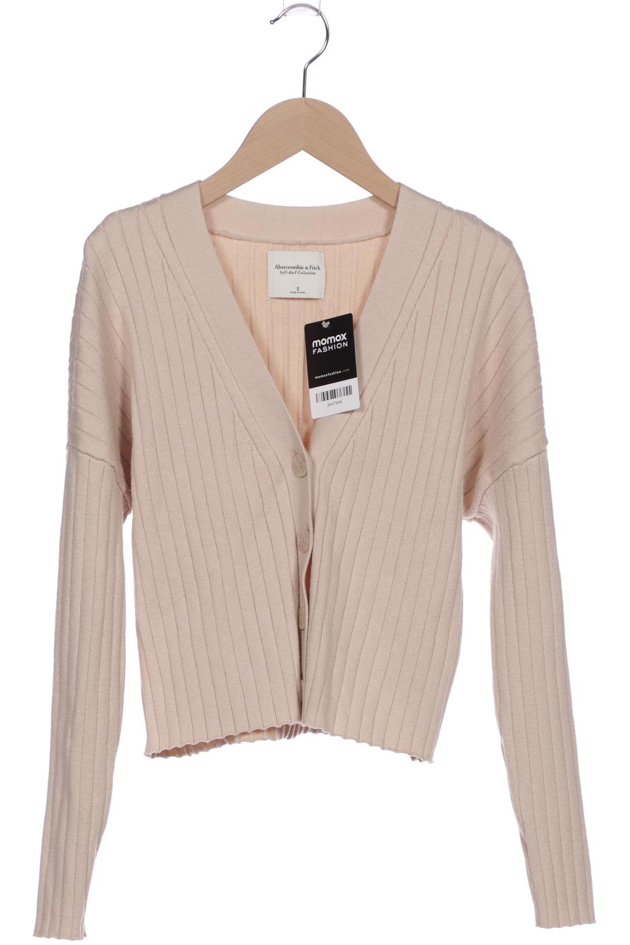 

Abercrombie & Fitch Damen Strickjacke, cremeweiß, Gr. 36