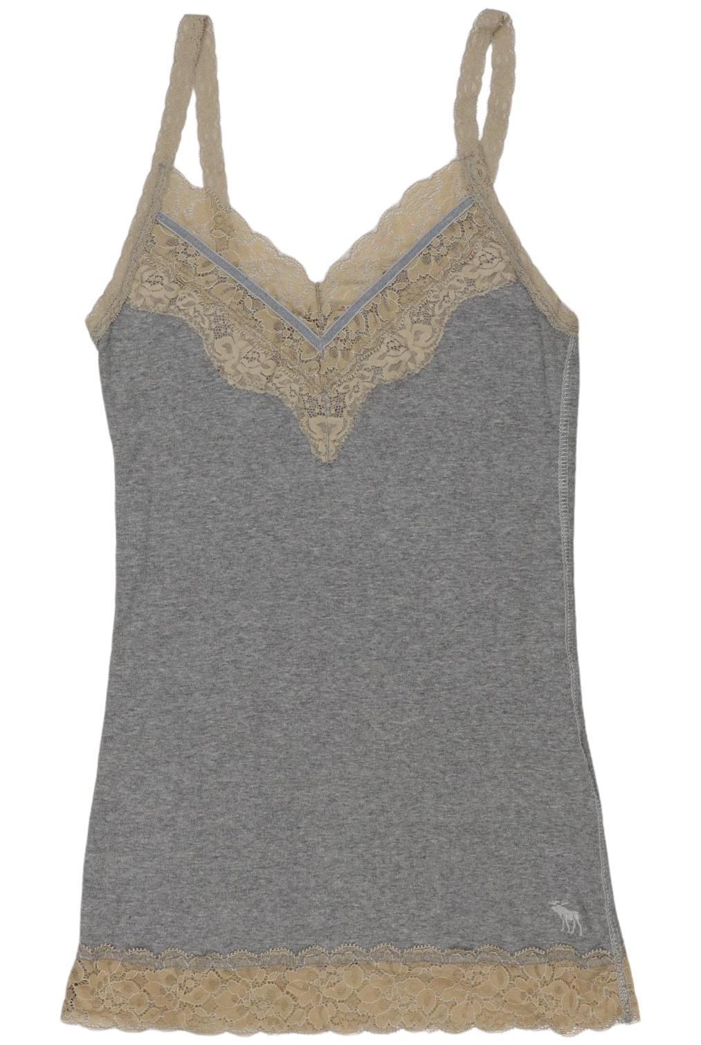 

Abercrombie & Fitch Damen Top, grau, Gr. 36