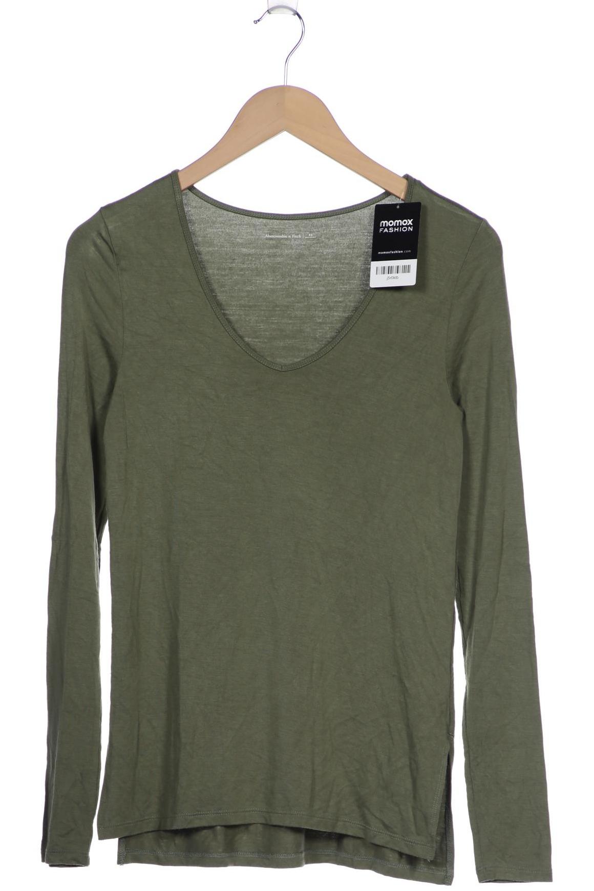 

Abercrombie & Fitch Damen Langarmshirt, grün