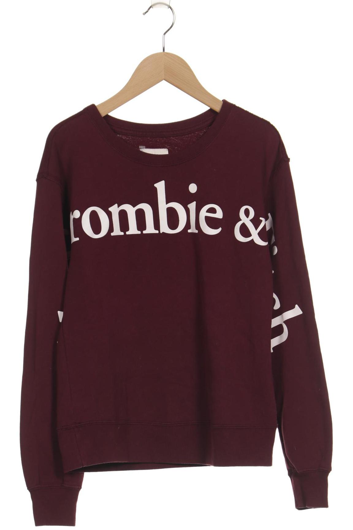 

Abercrombie & Fitch Damen Sweatshirt, bordeaux, Gr. 34