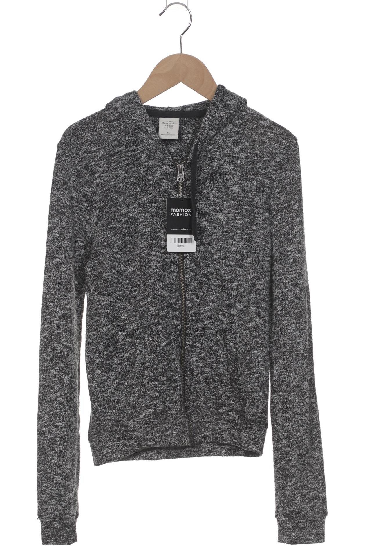 

Abercrombie & Fitch Damen Kapuzenpullover, grau, Gr. 34
