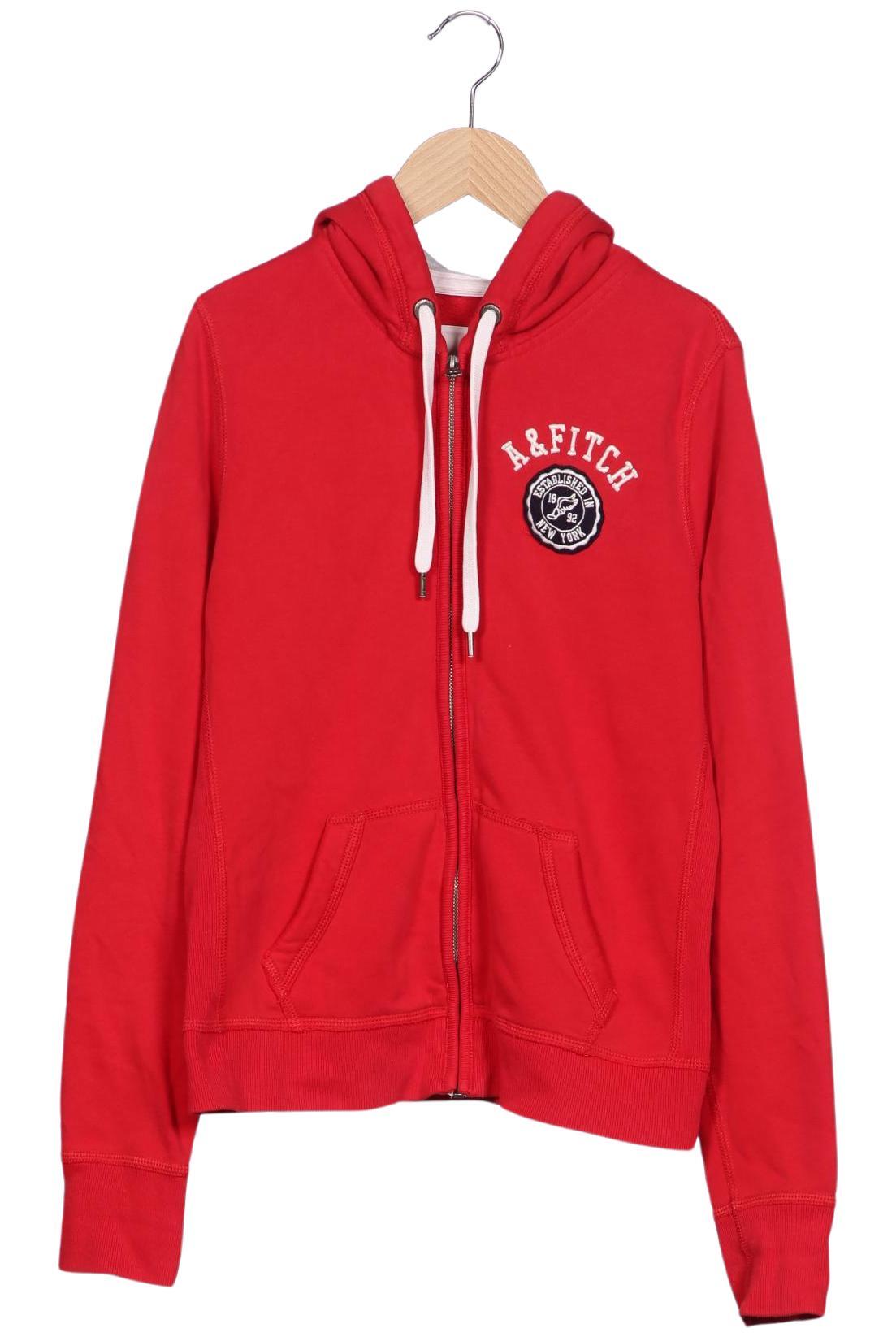 

Abercrombie & Fitch Damen Kapuzenpullover, rot, Gr. 42