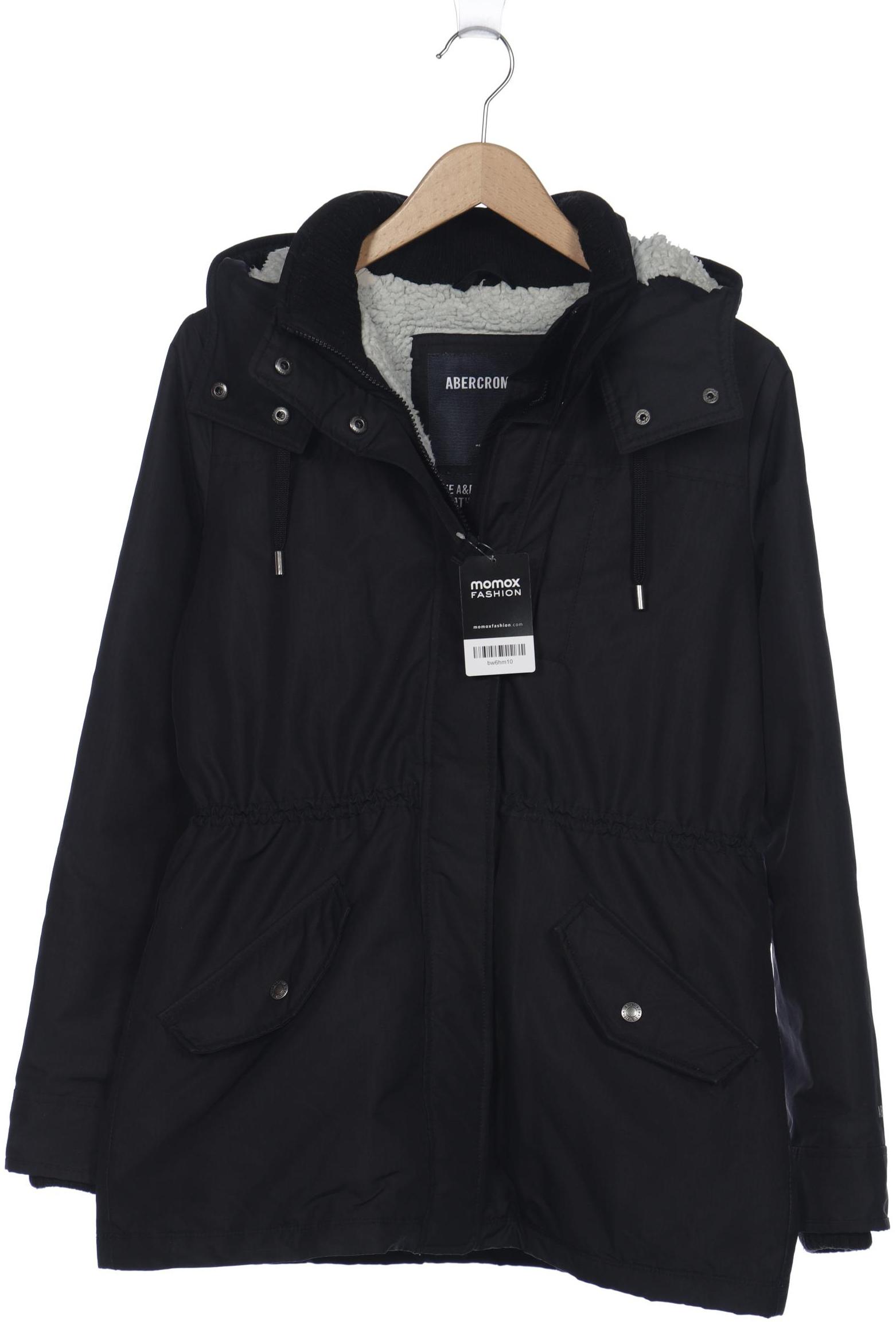 

Abercrombie & Fitch Damen Mantel, schwarz, Gr. 38
