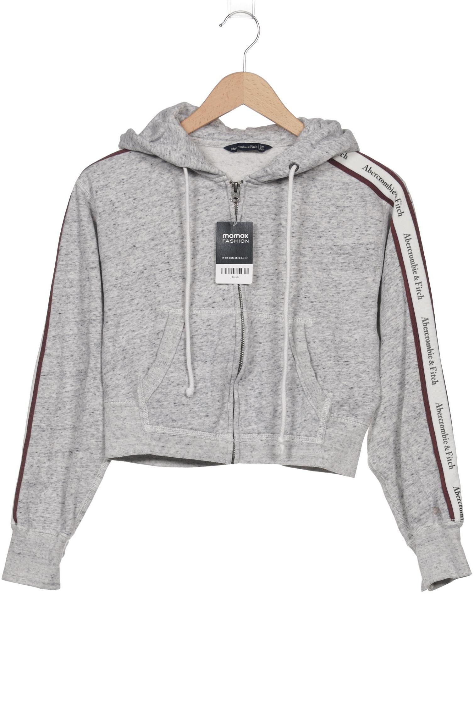 

Abercrombie & Fitch Damen Kapuzenpullover, grau, Gr. 34
